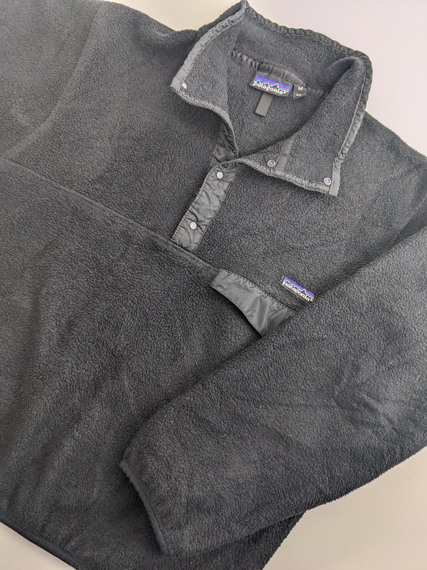 90s Patagonia Fleece Black S/M