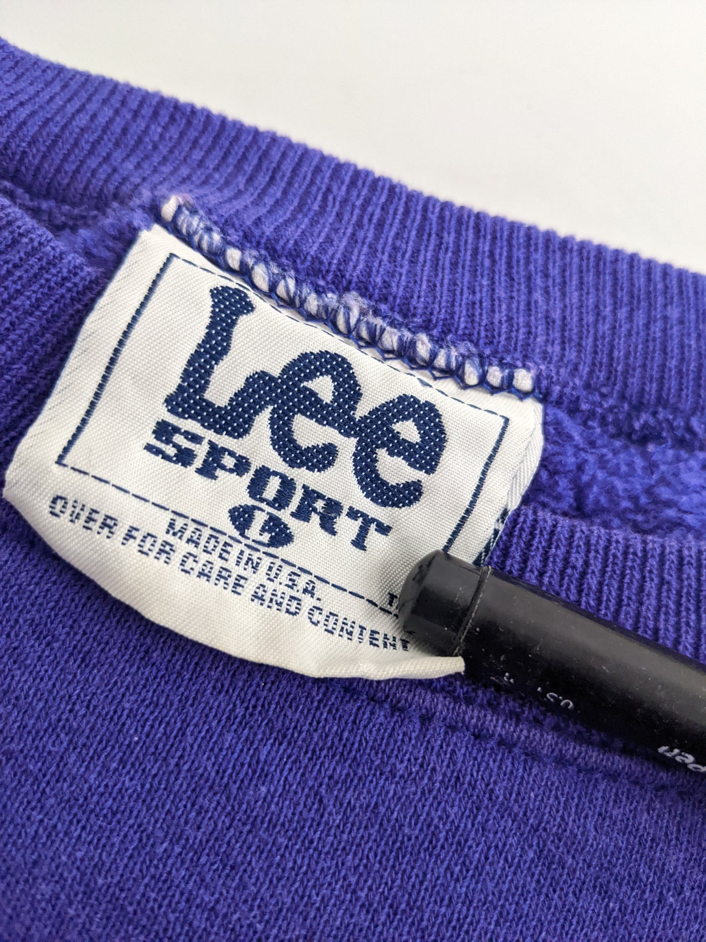 90s Lee Sport Washington Huskies NCAA Sweatshirt Purple L