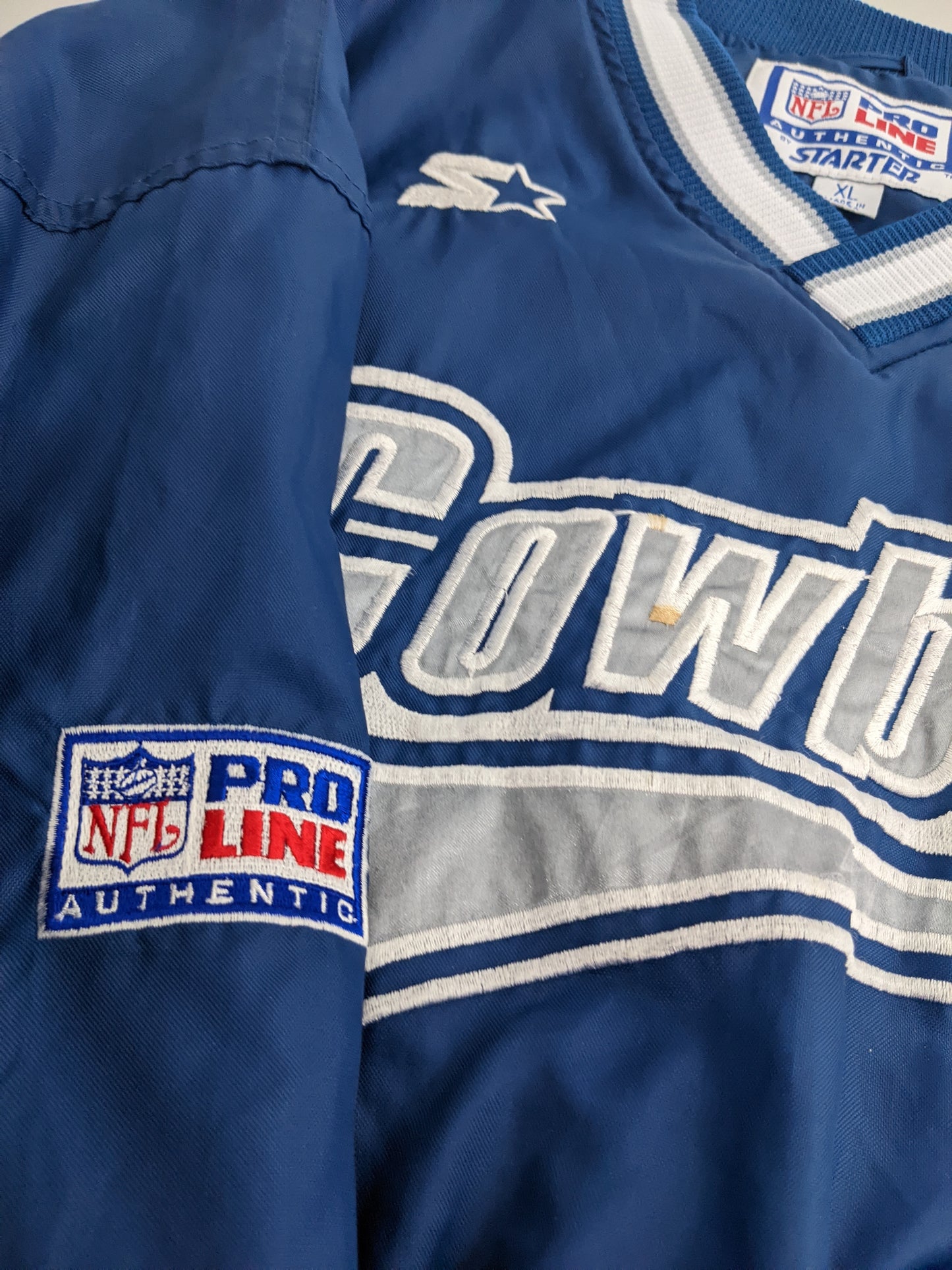 90s Starter Dallas Cowboys NFL Pullover Blue L