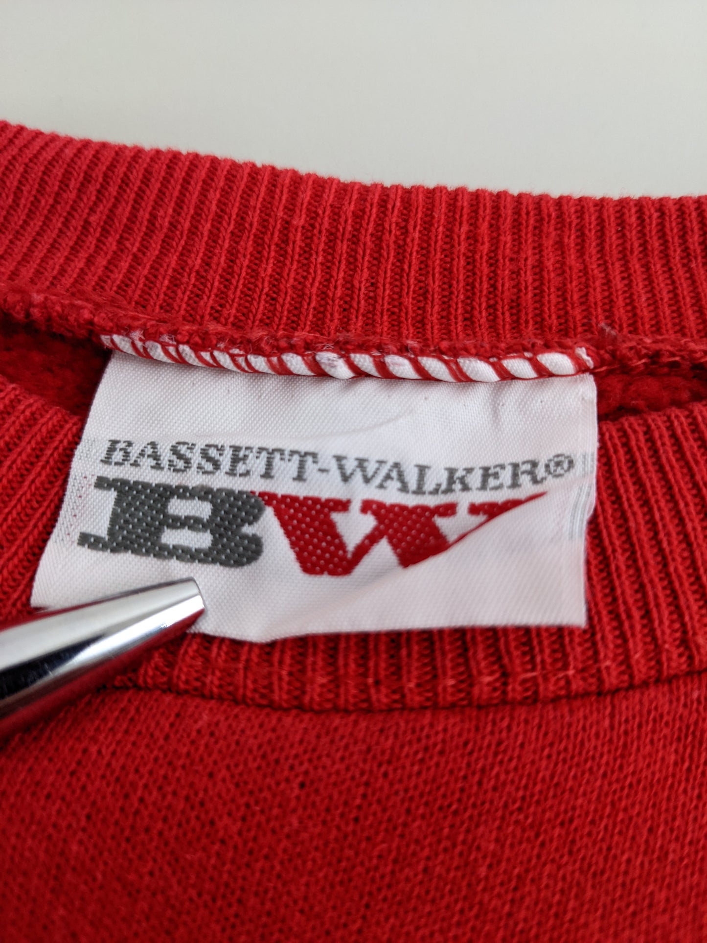 80s Basset Walker Oliver & Dodger Sweatshirt Red XL