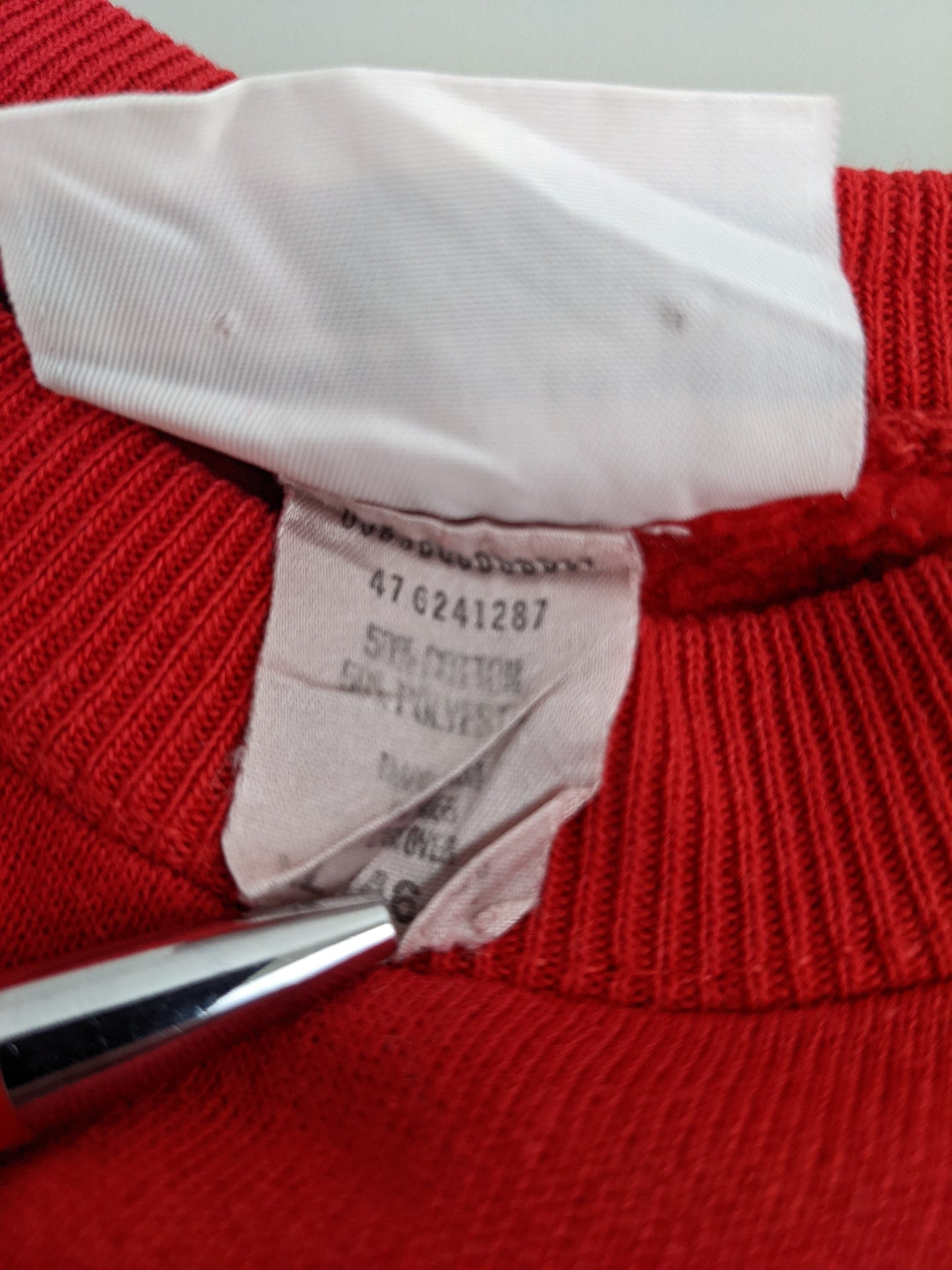 80s Basset Walker Oliver & Dodger Sweatshirt Red XL