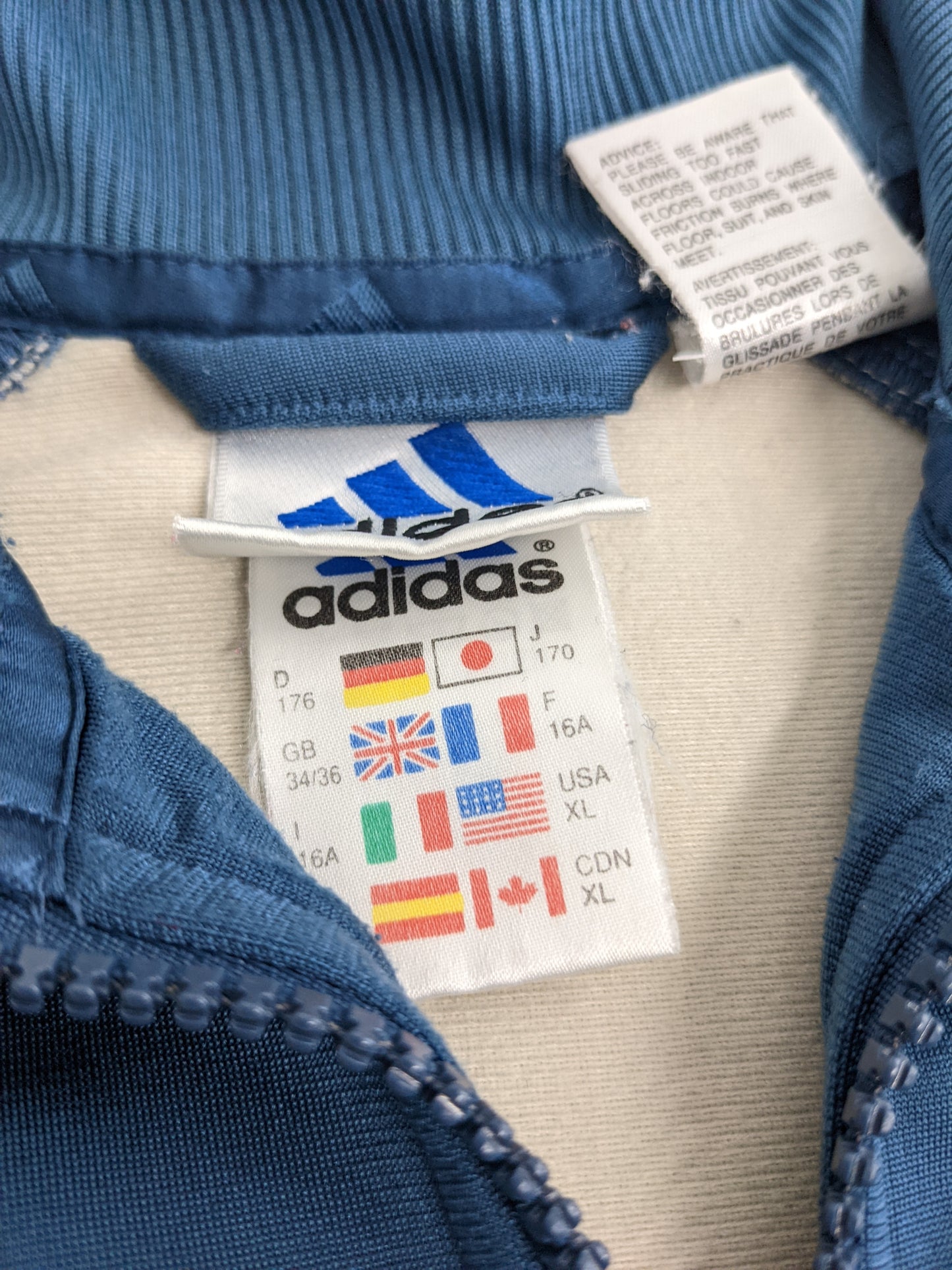 90s Adidas Trackjacket Blue M