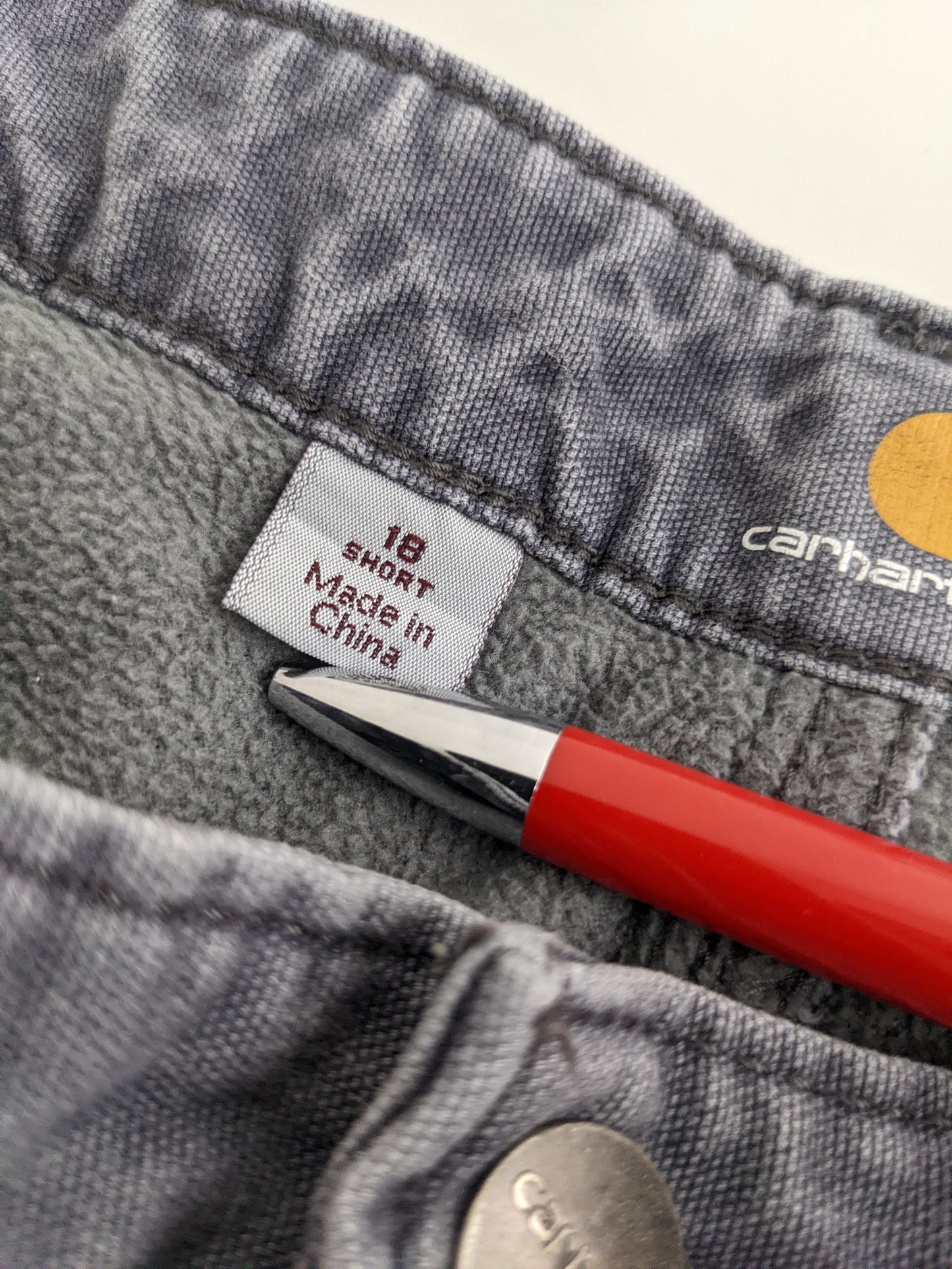 00s Carhartt Pants Grey 18 Short