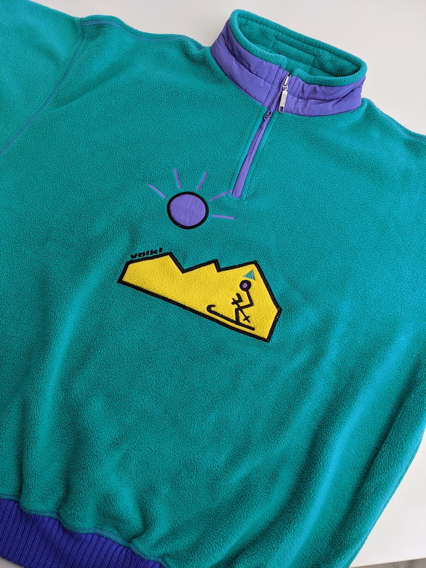 90s Völkl Crazy Fleece Green XL