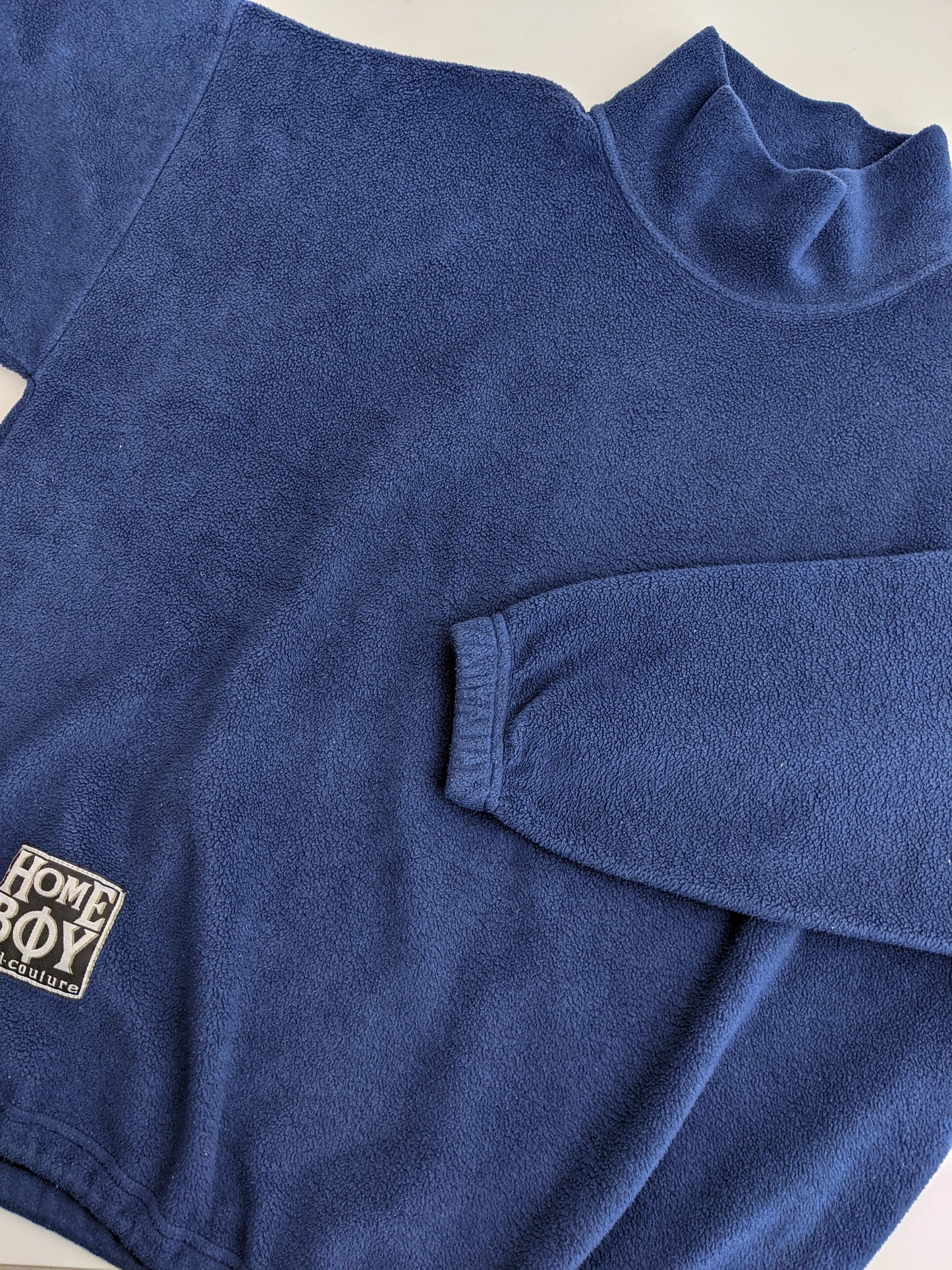 90s HomeBoy Fleece Pullover Blue XL/XXL
