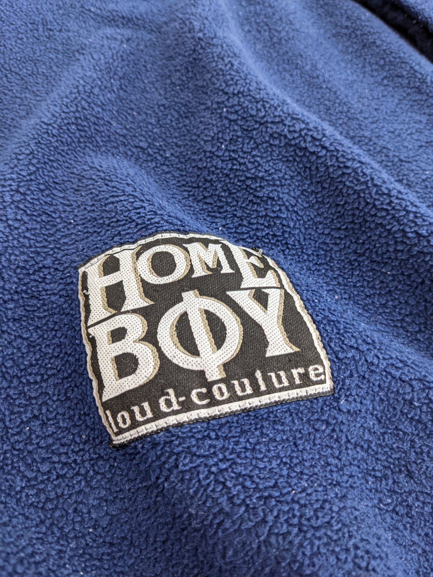90s HomeBoy Fleece Pullover Blue XL/XXL