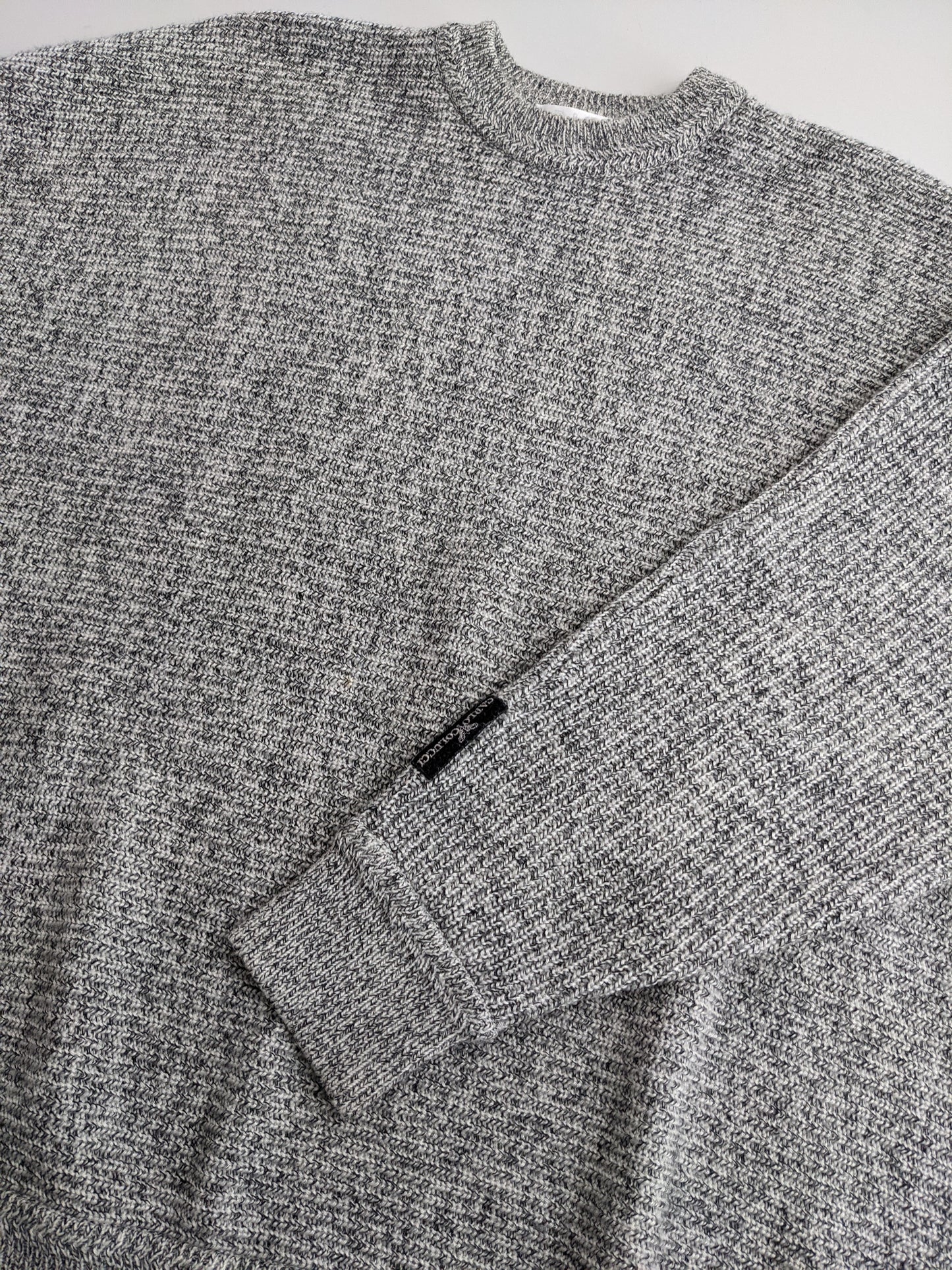 90s Carlo Colucci Knit Grey XL