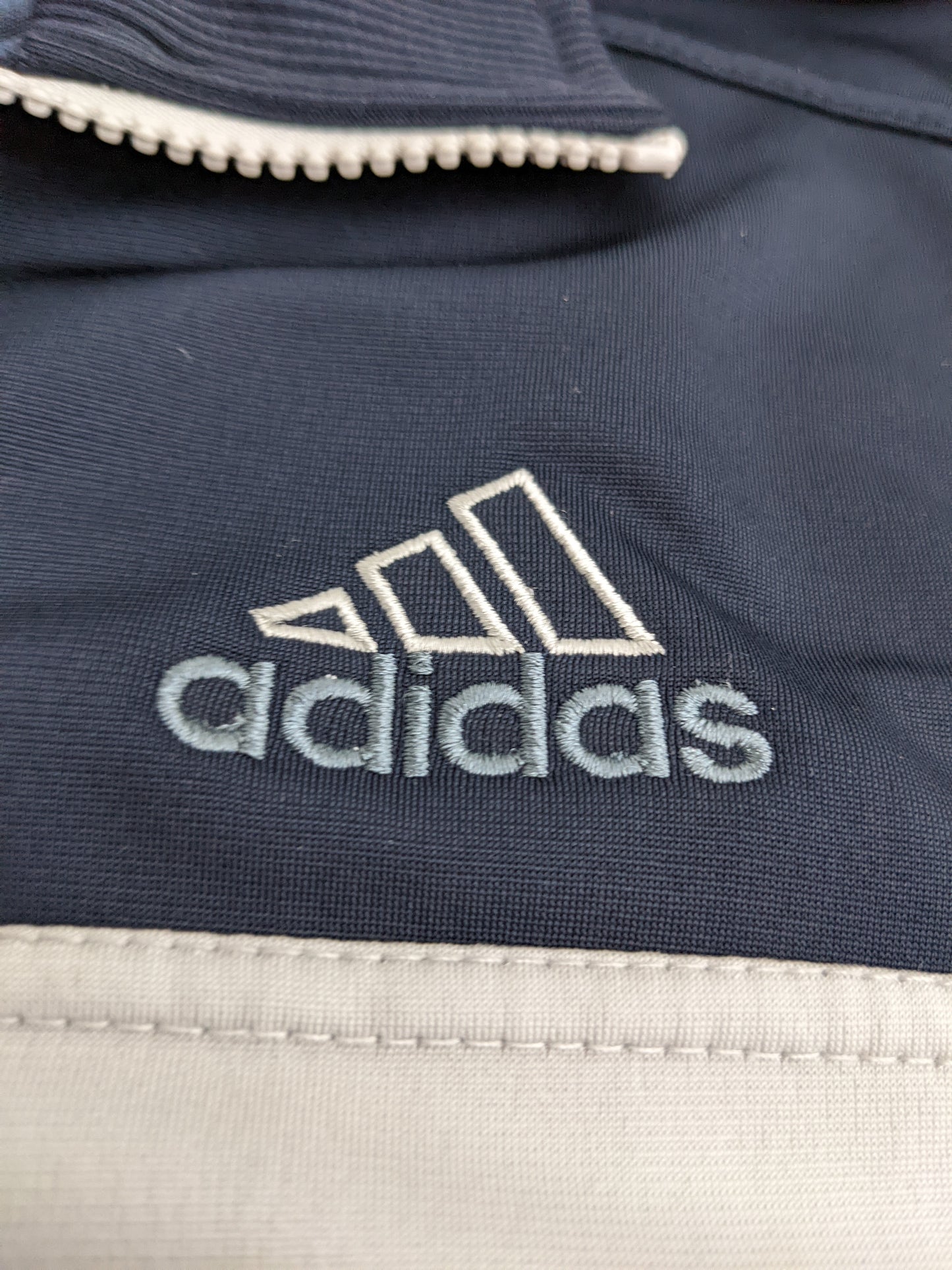 90s Adidas Trackjacket Grey Navy M