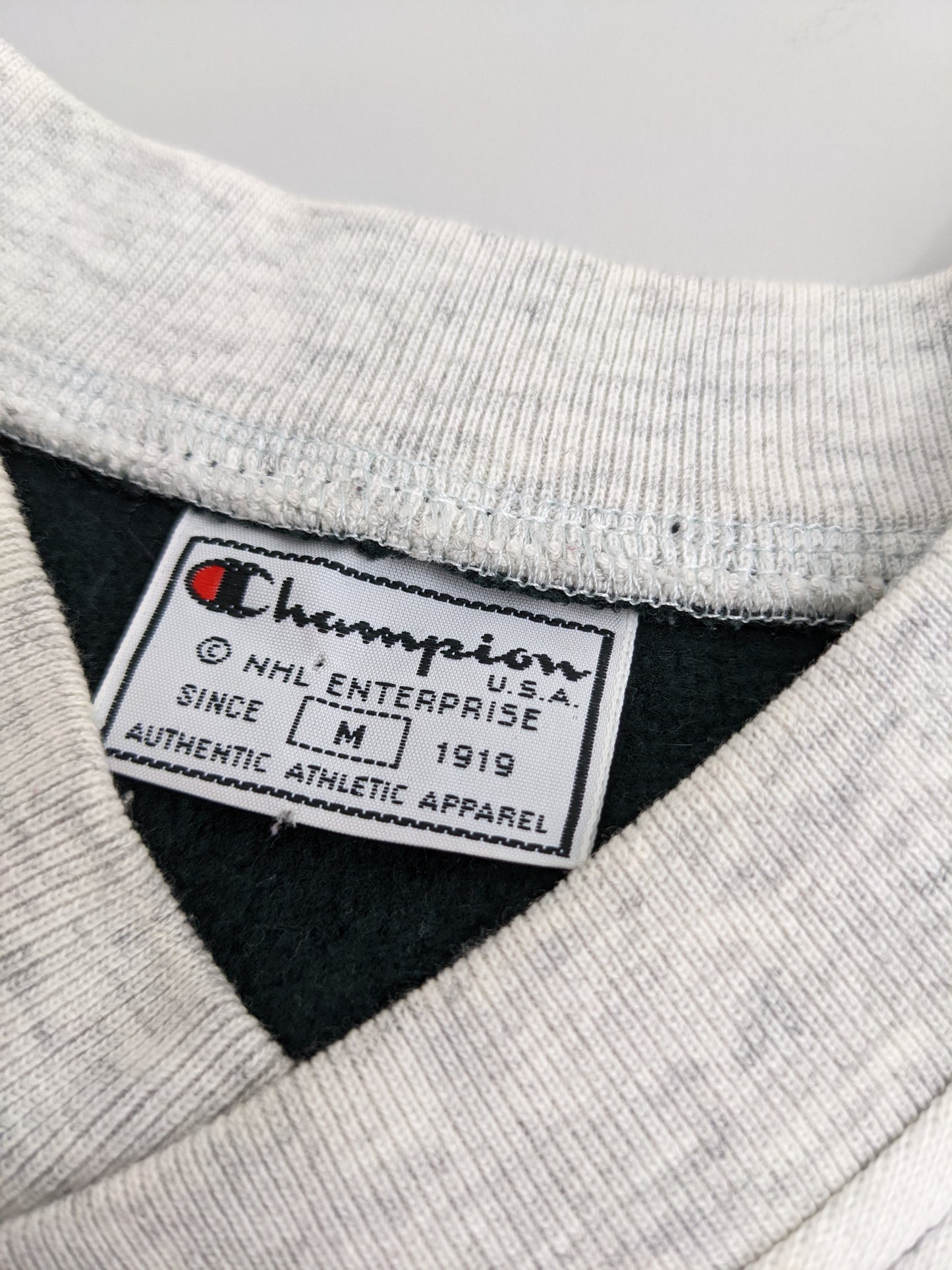 90s Champion L.A. Kings NHL Sweatshirt Grey Black M