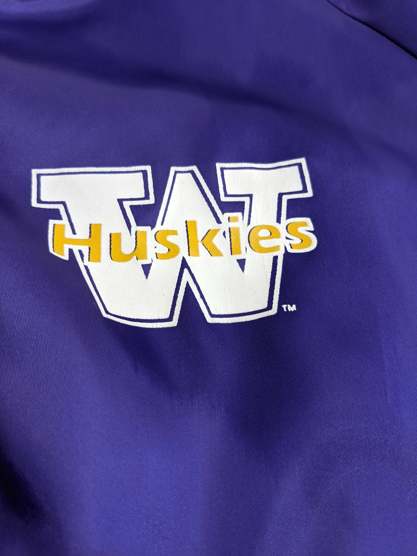 80s Chalk Line Washington Huskies NCAA College Jacket Purple M