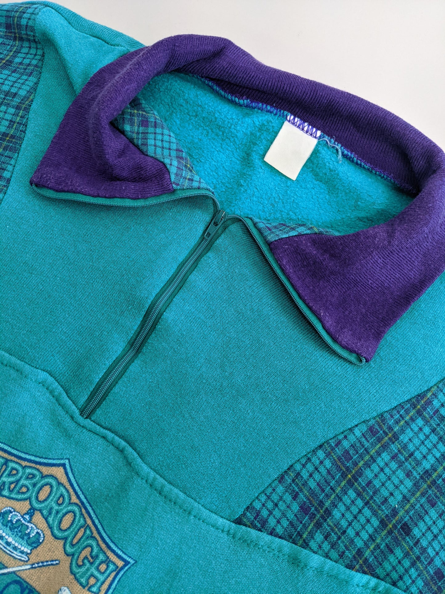 90s Unbranded Sweatshirt Green M