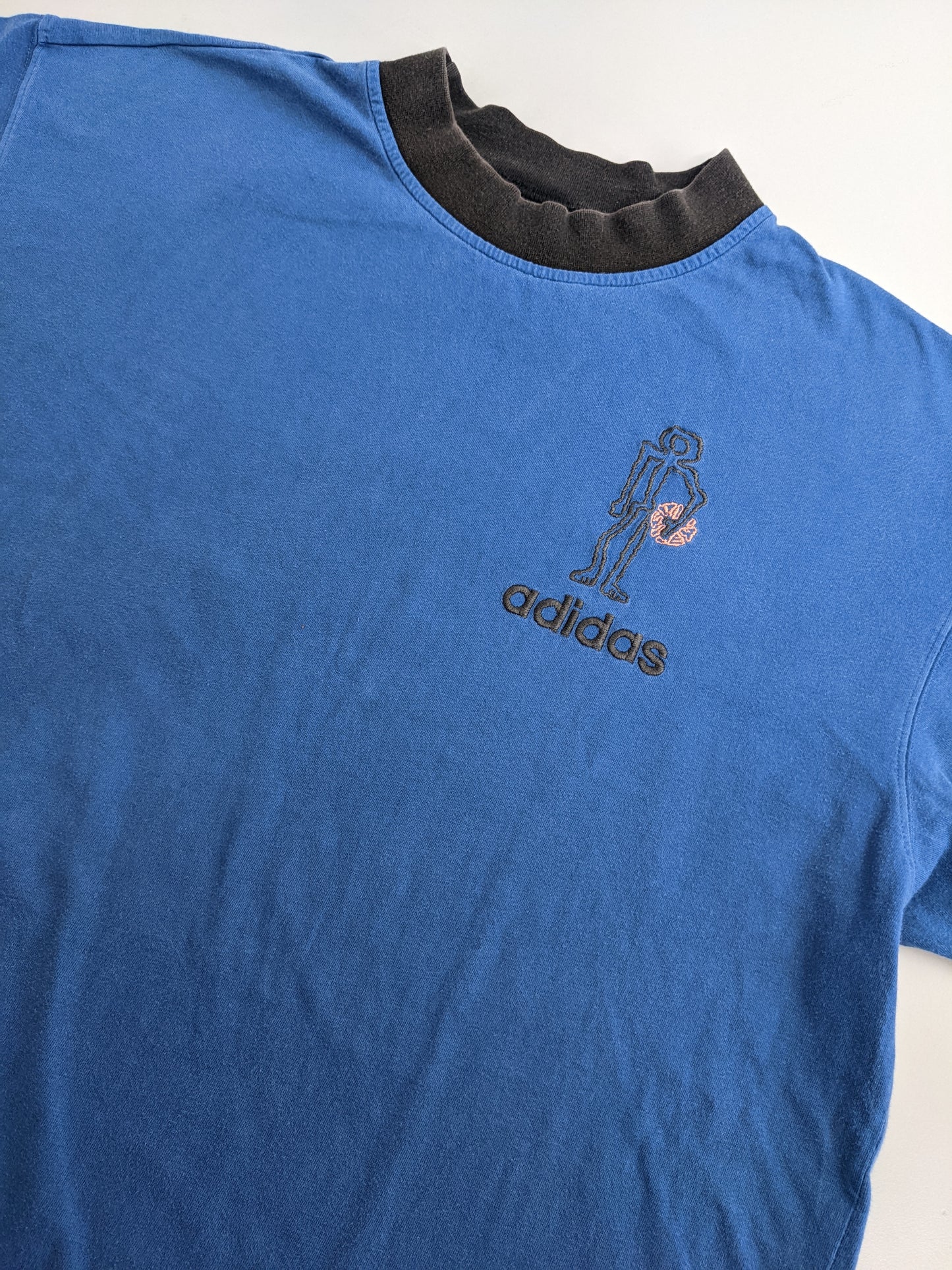 90s Adidas Streetball T-Shirt Blue L