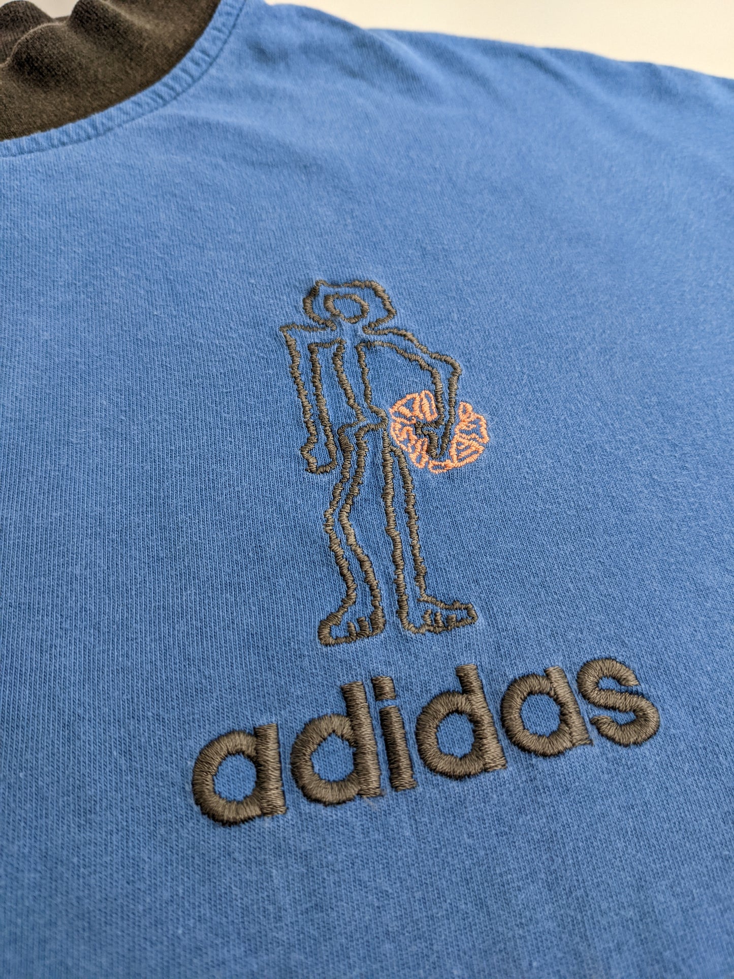 90s Adidas Streetball T-Shirt Blue L