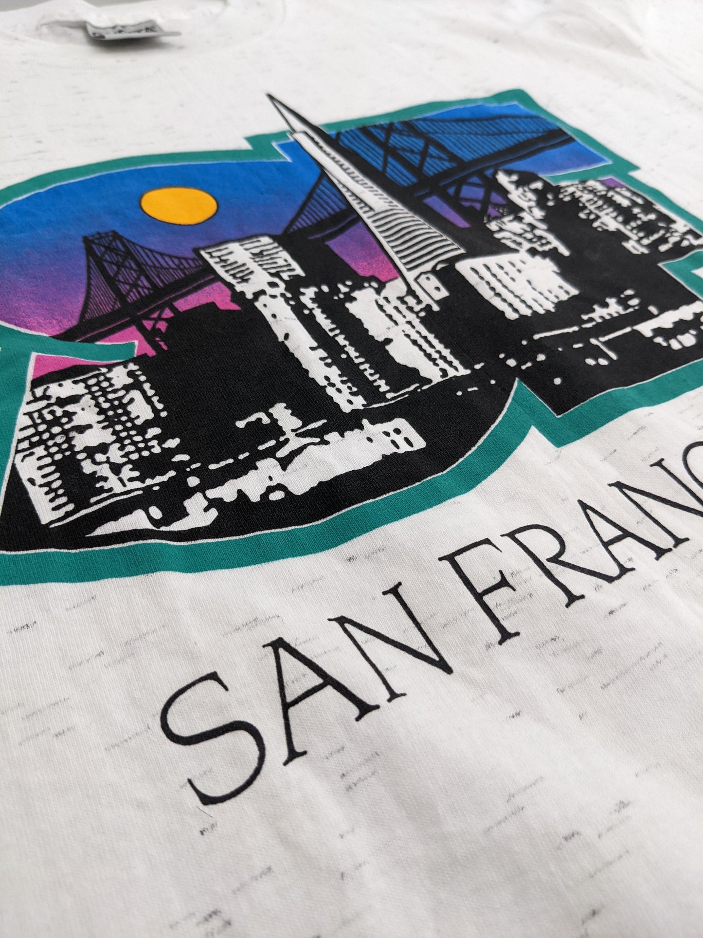 90s Oneita San Francisco Tourist T-Shirt Grey XL