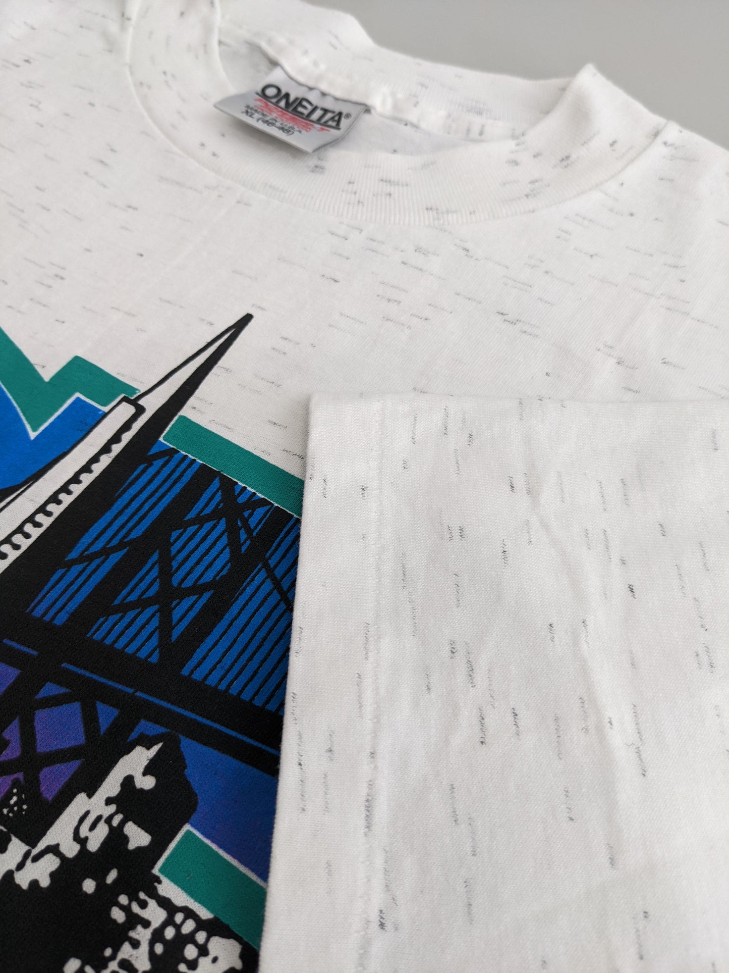 90s Oneita San Francisco Tourist T-Shirt Grey XL