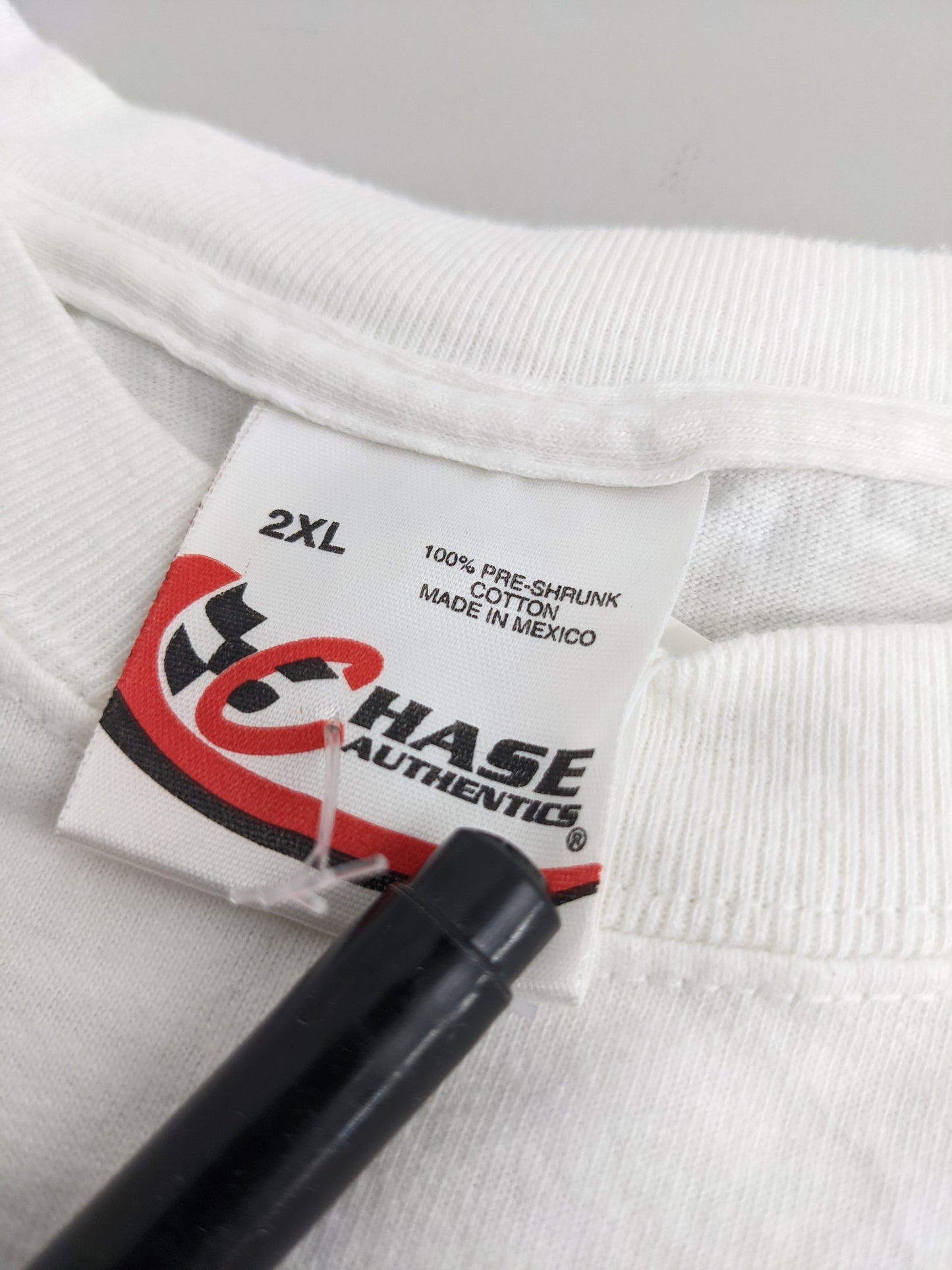 00s Chase Daytona NASCAR T-Shirt White XL