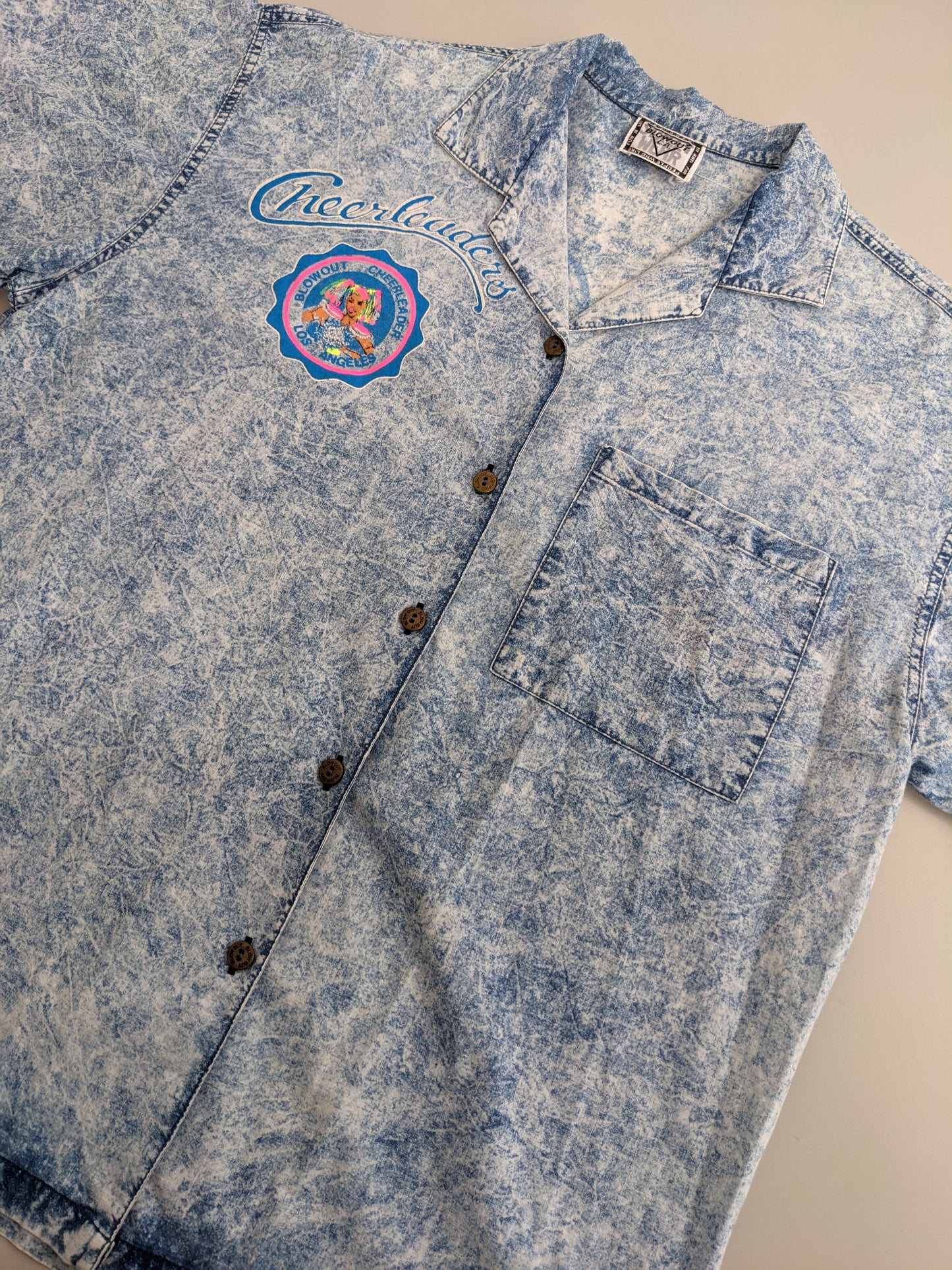 90s Blowout L.A. T-Shirt Blue M