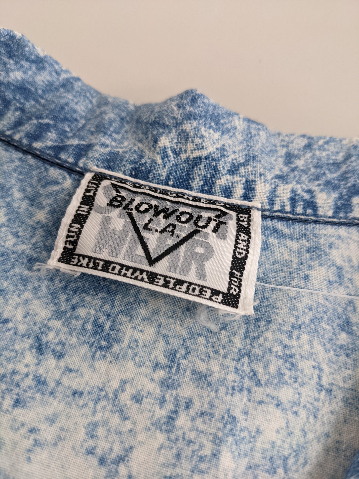 90s Blowout L.A. T-Shirt Blue M