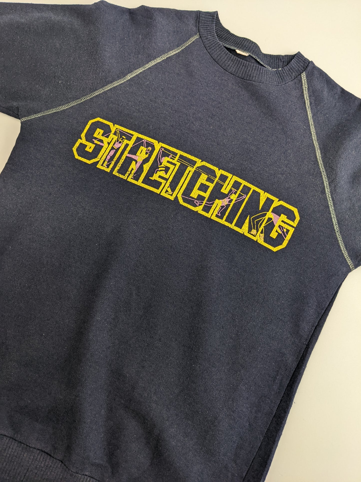 80s Unbranded Sweatshirt Navy S