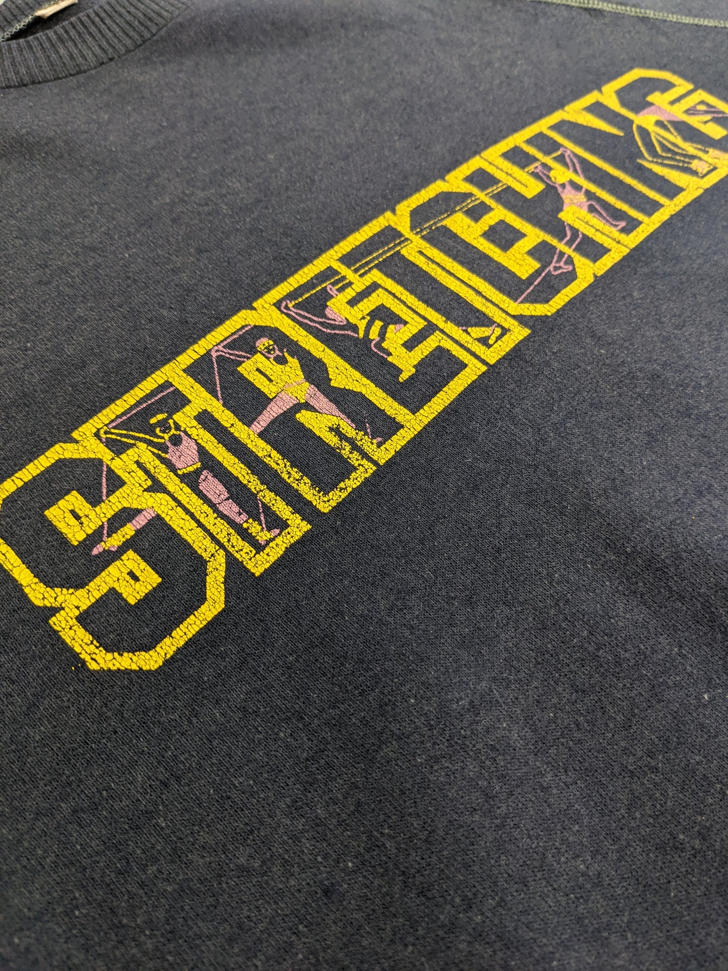 80s Unbranded Sweatshirt Navy S