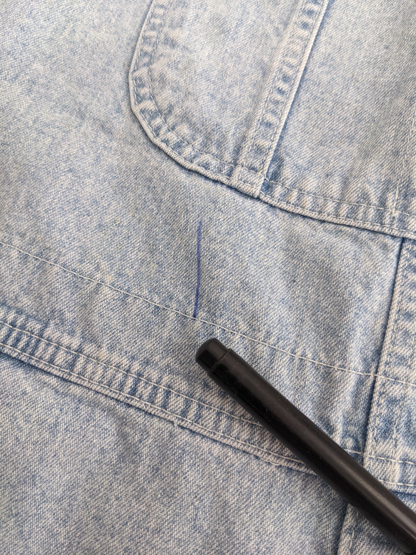 90s Rifle Dungaree Blue 44x34
