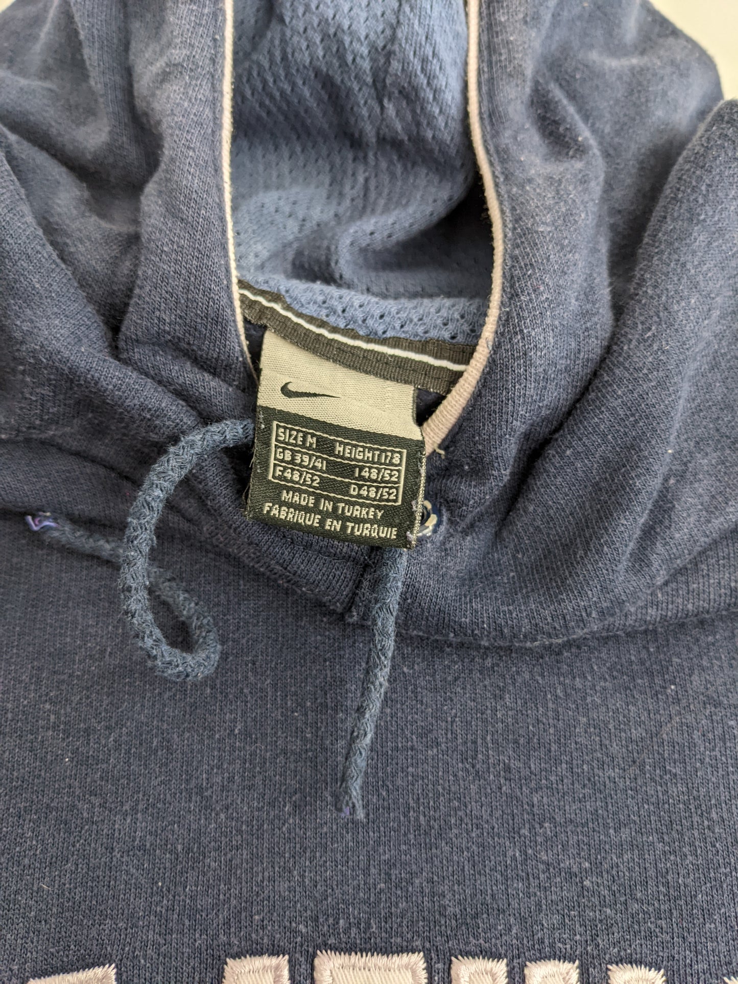 00s Nike Hoodie Navy White M