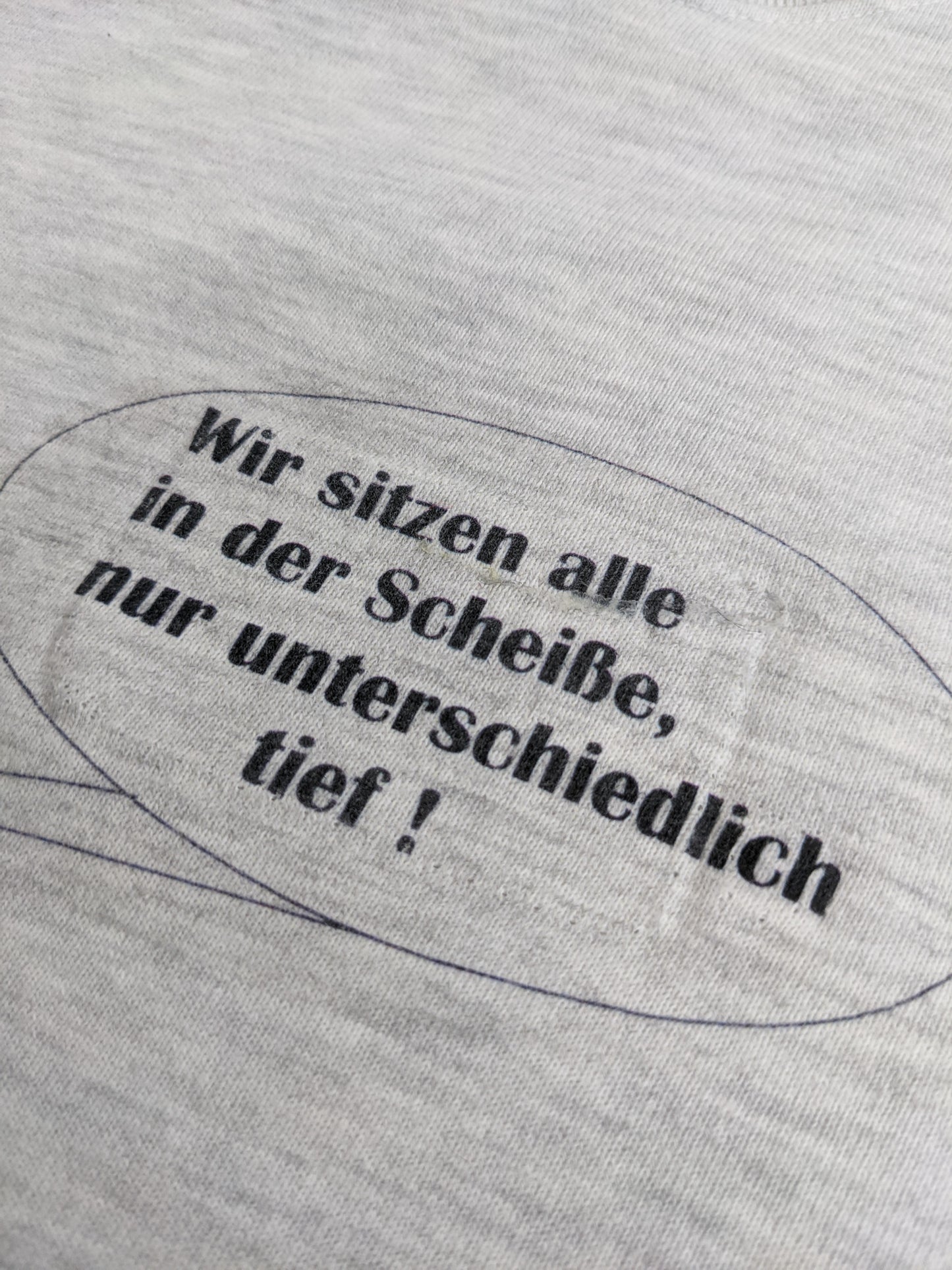 90s Hanes Postleitzahlen Rolf Deutsche Post Sweatshirt Grey M
