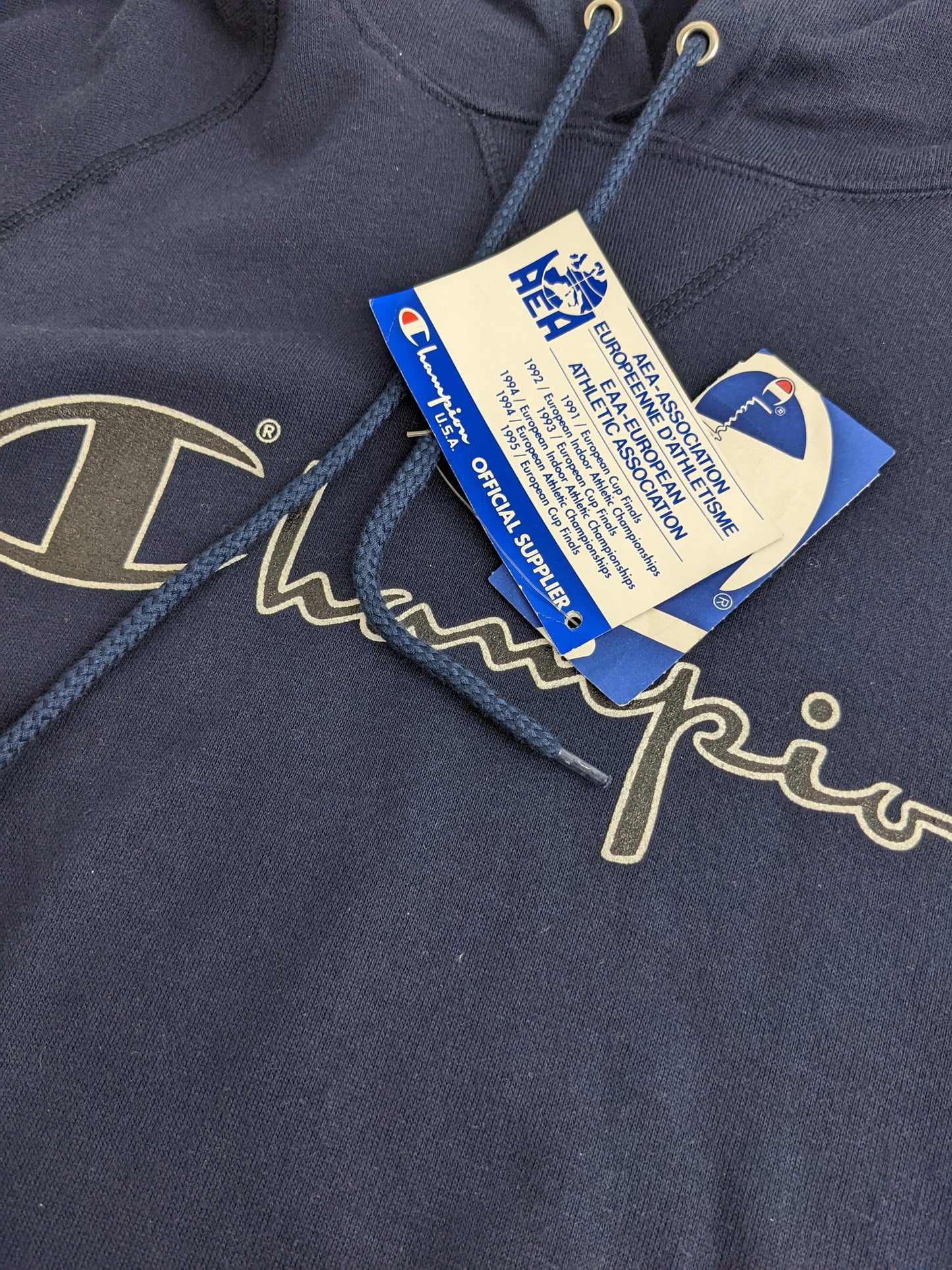 90s Champion Hoodie Navy XL/XXL