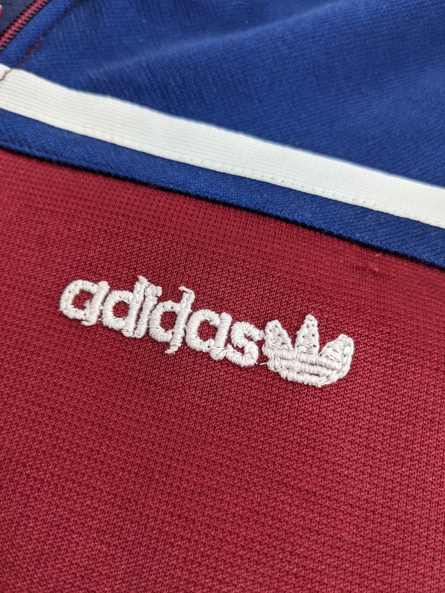 80s Adidas Trackjacket Red Blue M