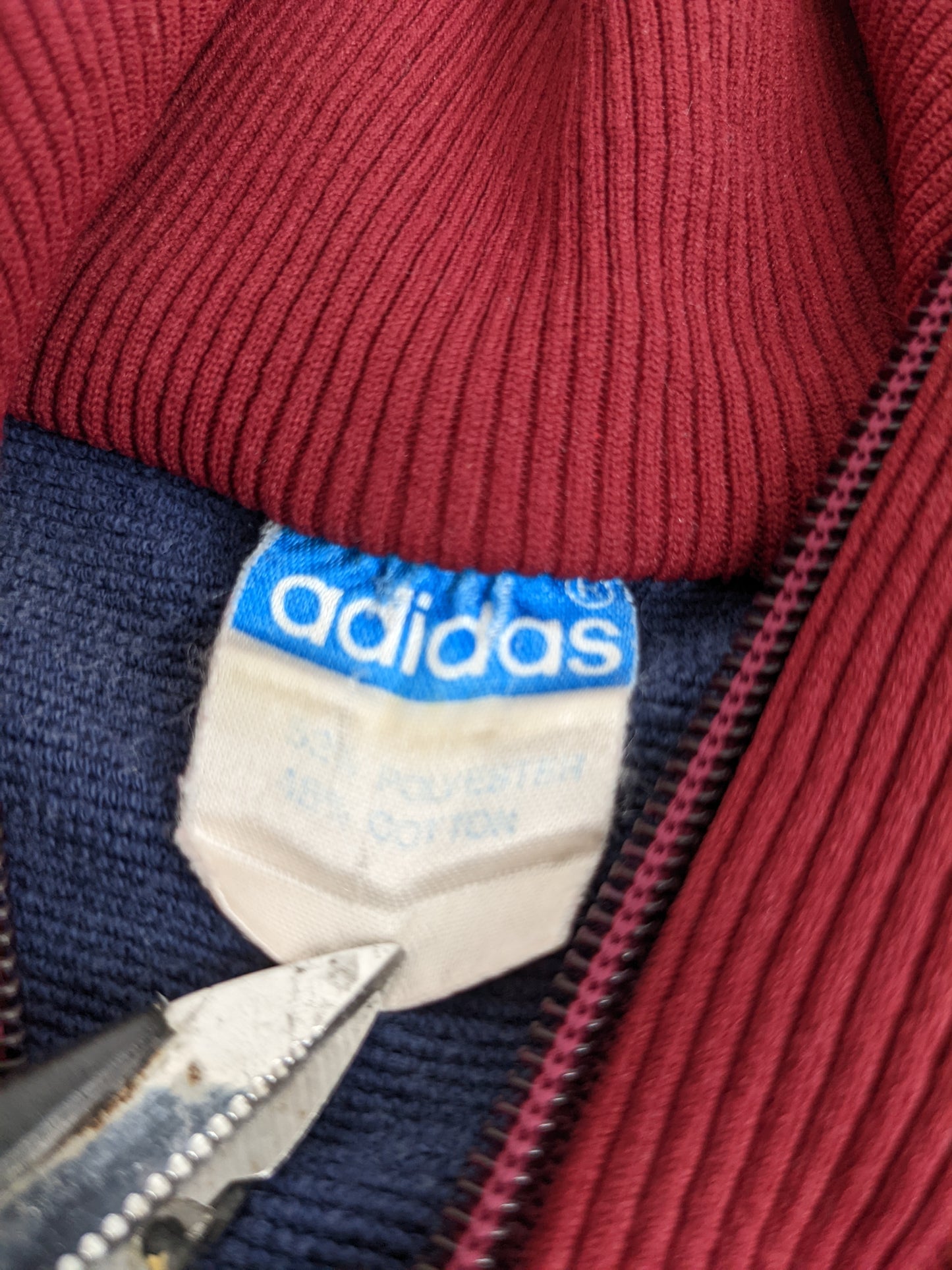 80s Adidas Trackjacket Red Blue M
