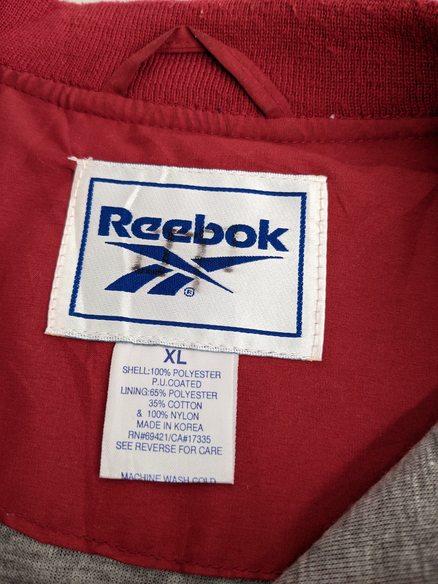 90s Reebok Boston College Eagles NCAA Pullover Red XL