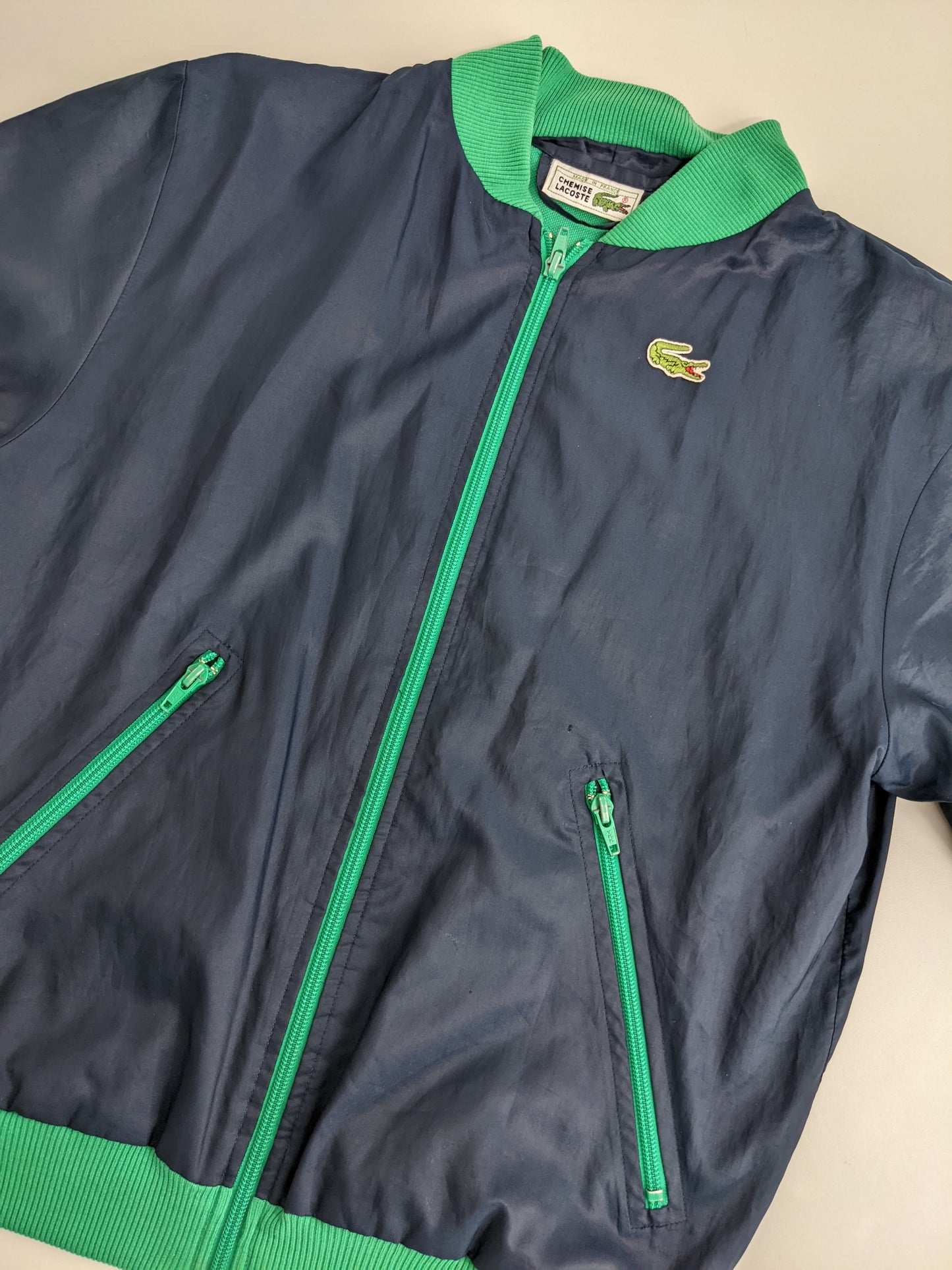 80s Lacoste Jacket Navy Green S