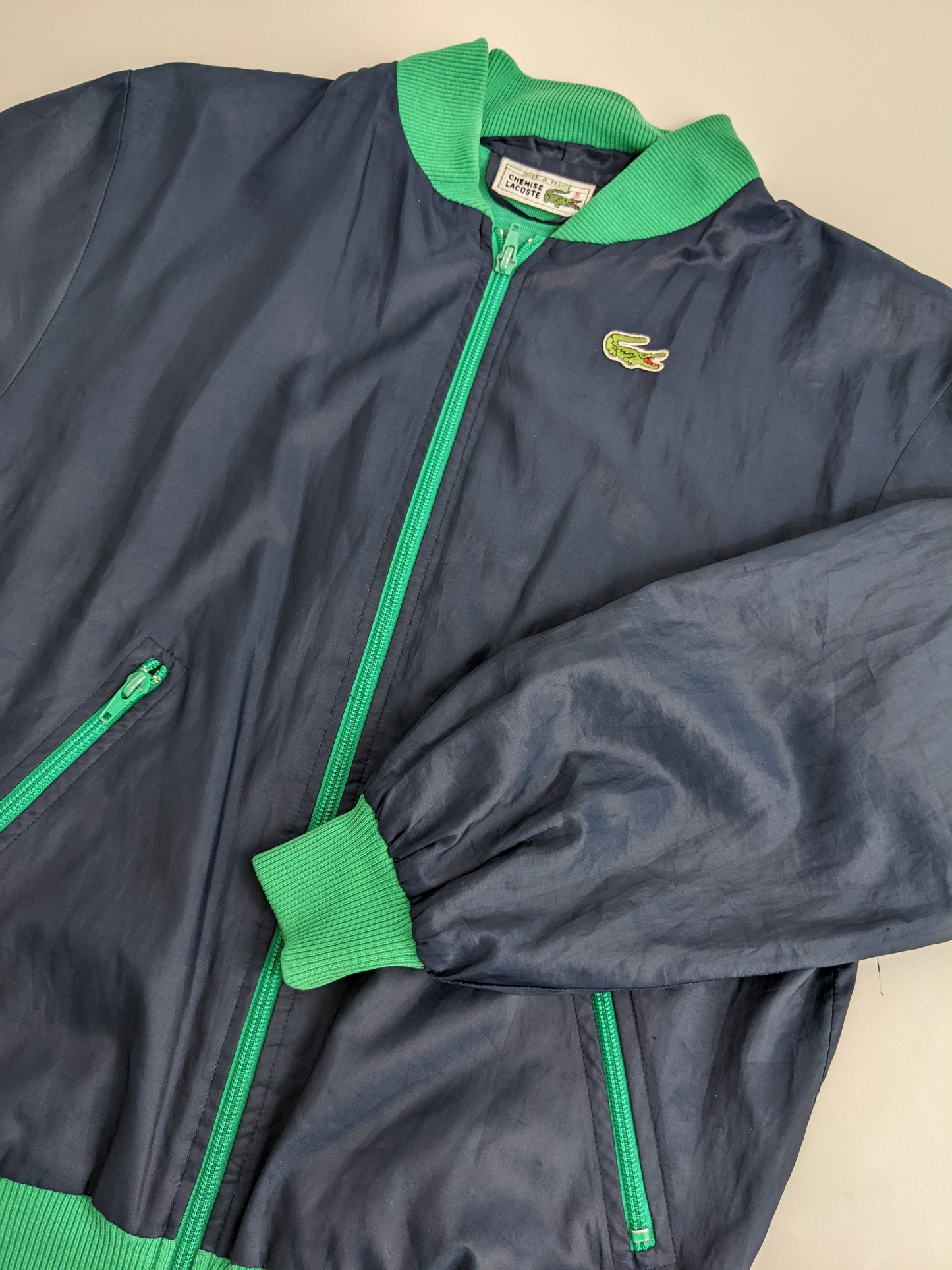 80s Lacoste Jacket Navy Green S