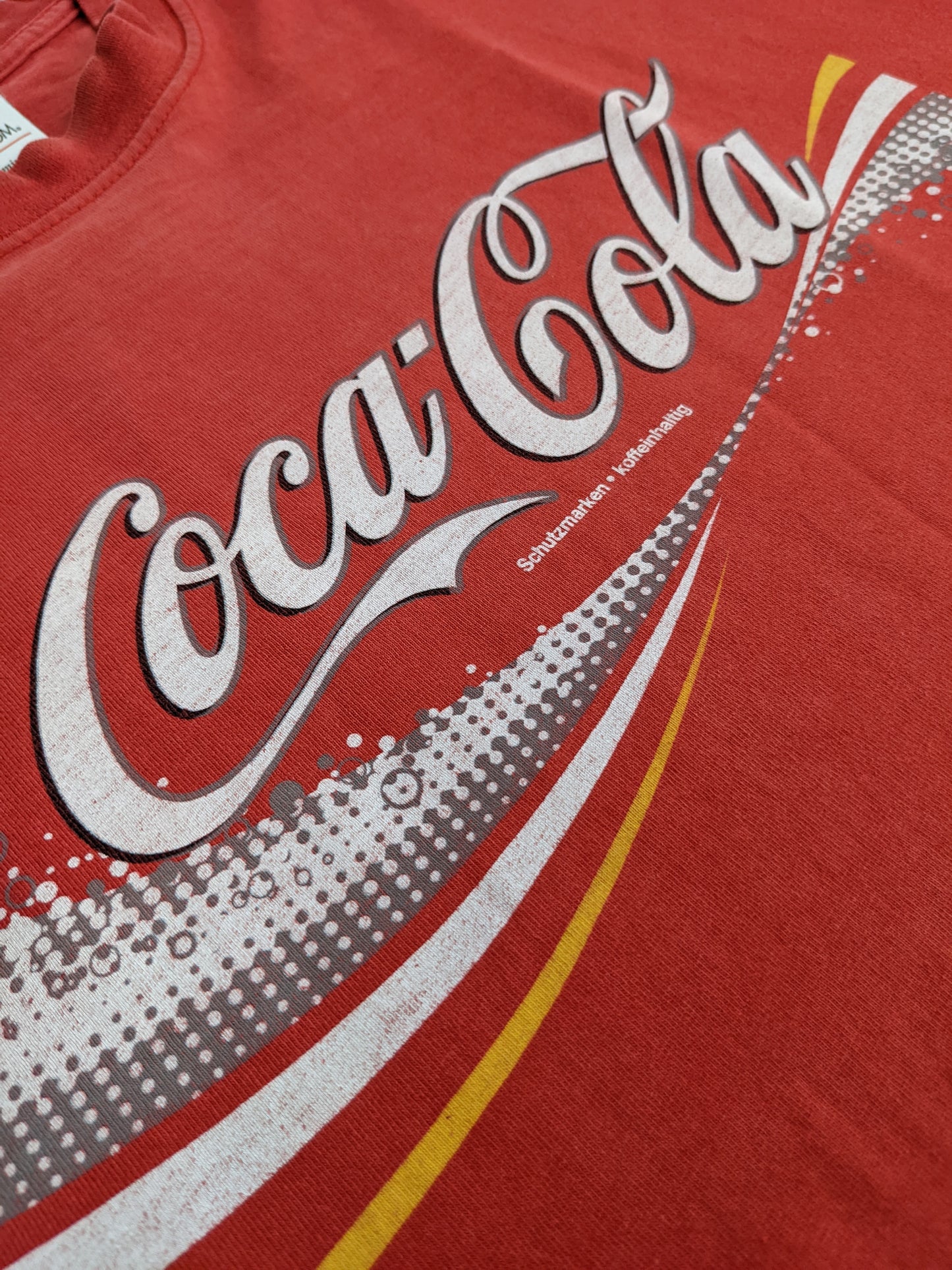 00s Fruit of the Loom Coca Cola T-Shirt Red L