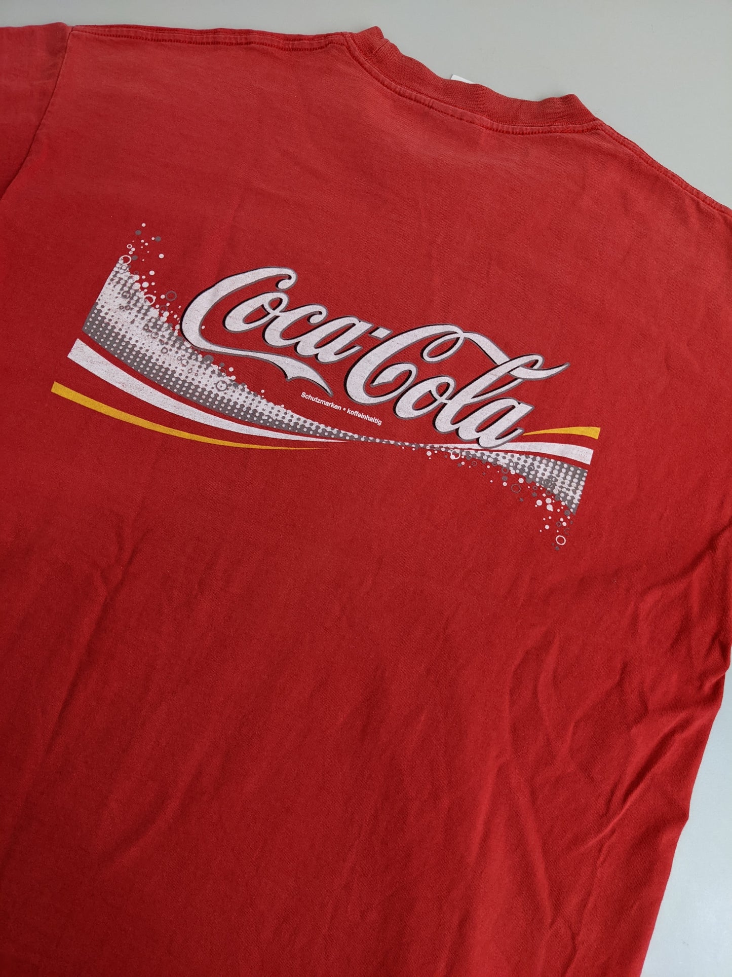 00s Fruit of the Loom Coca Cola T-Shirt Red L