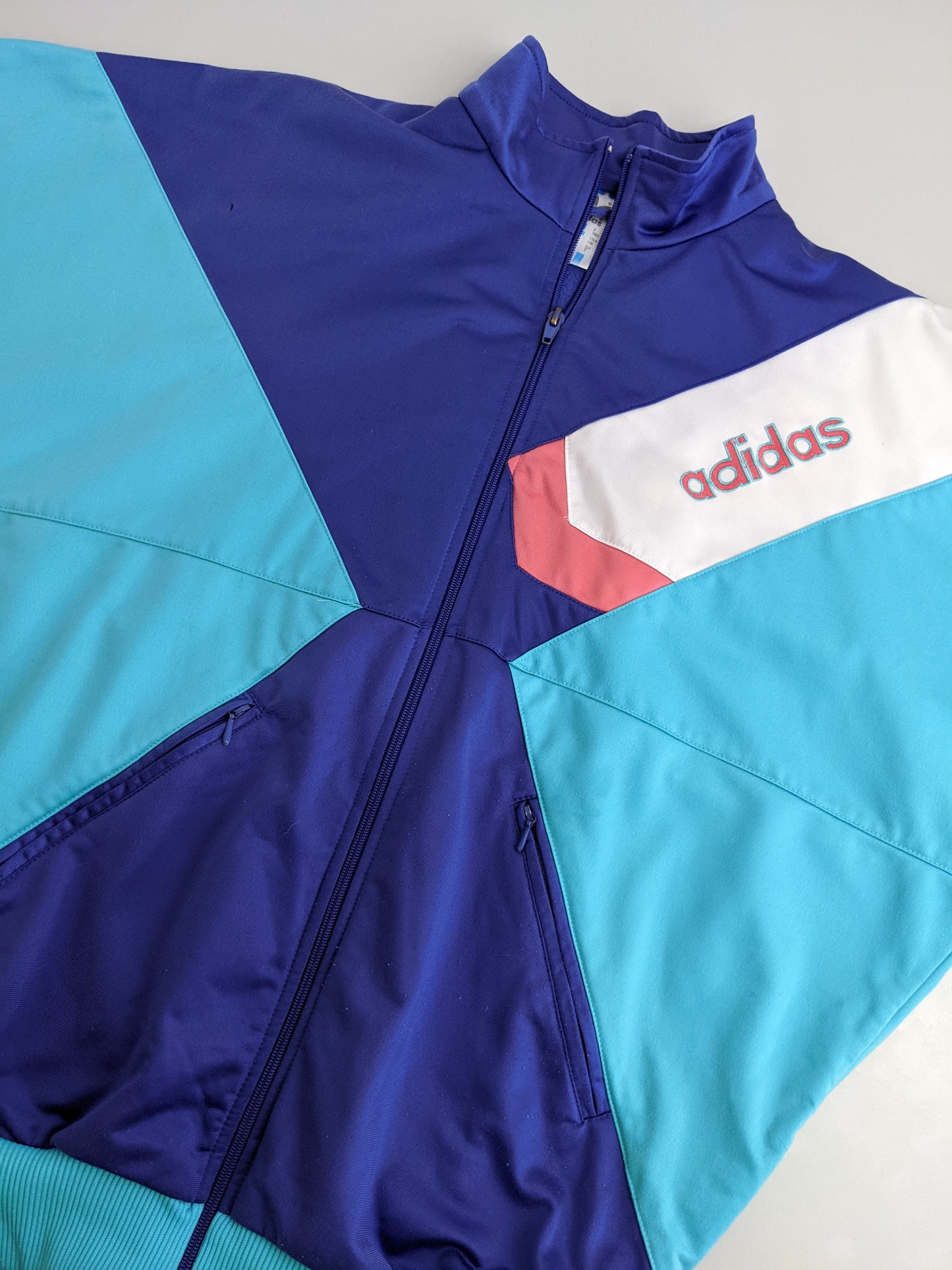 90s Adidas Trackjacket Green Purple L