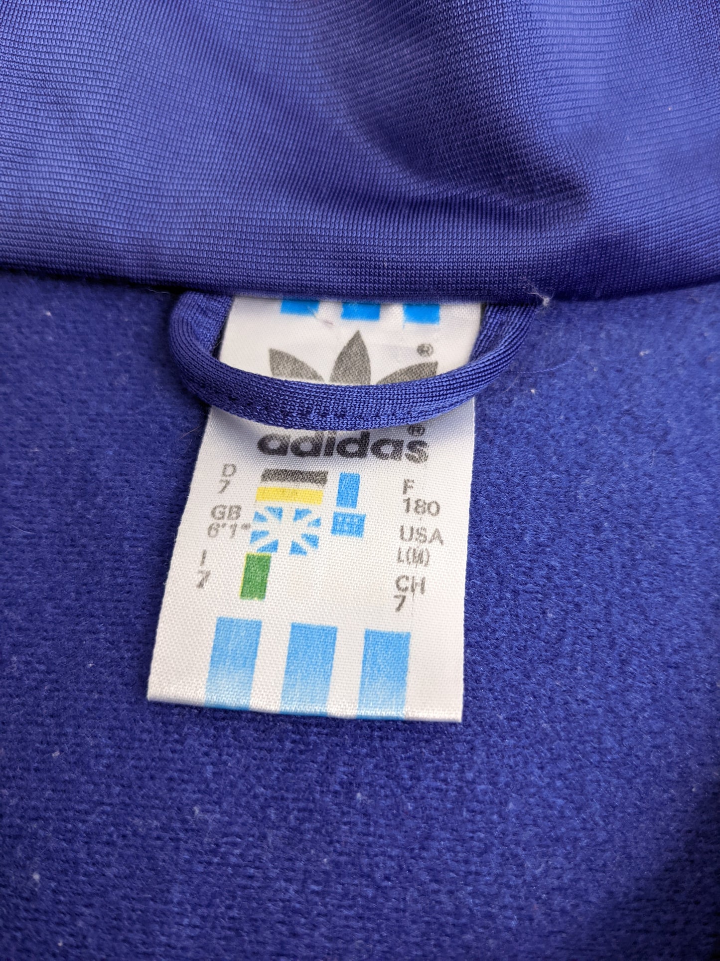 90s Adidas Trackjacket Green Purple L