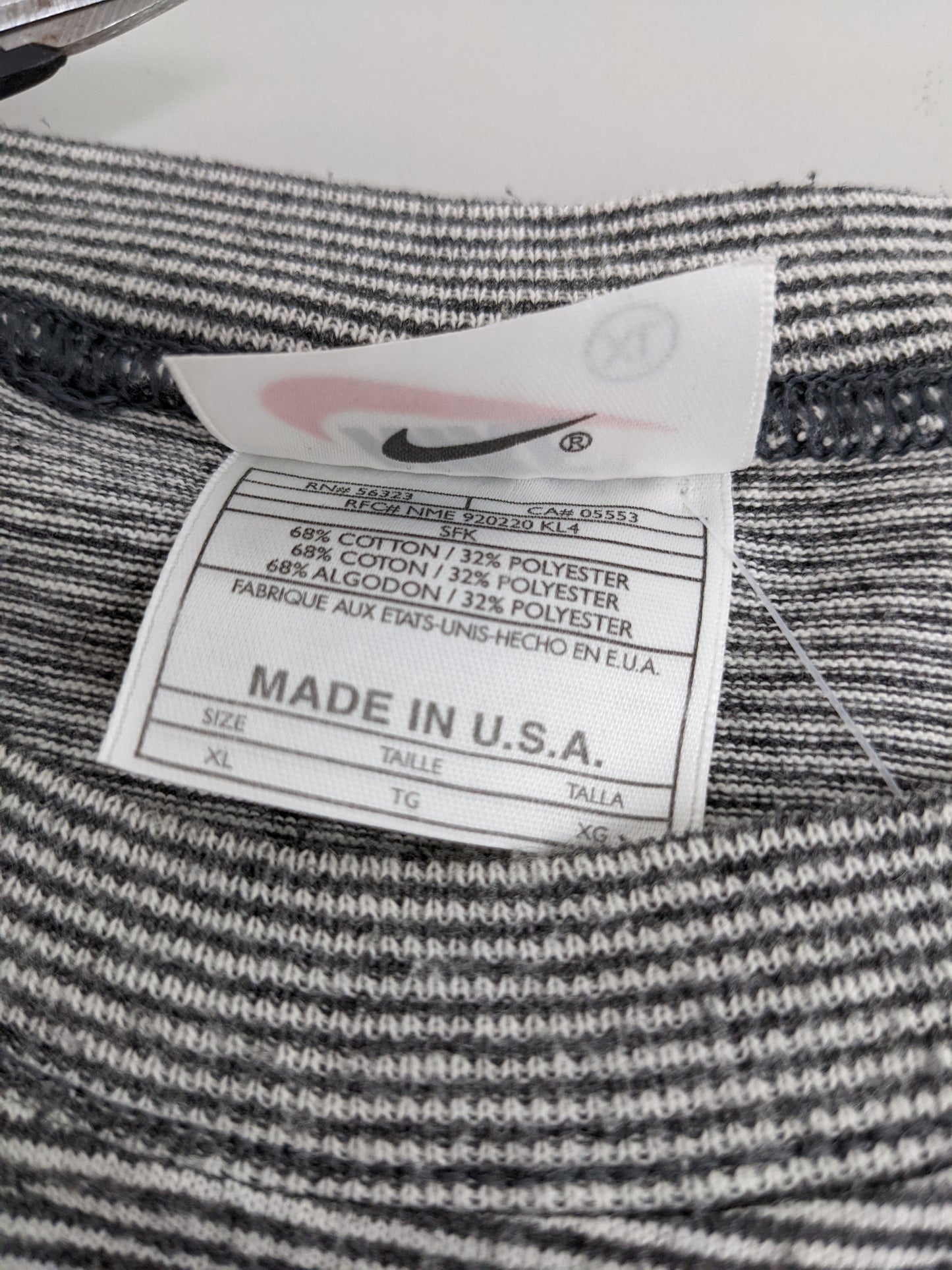 90s Nike Soccer T-Shirt Grey XL