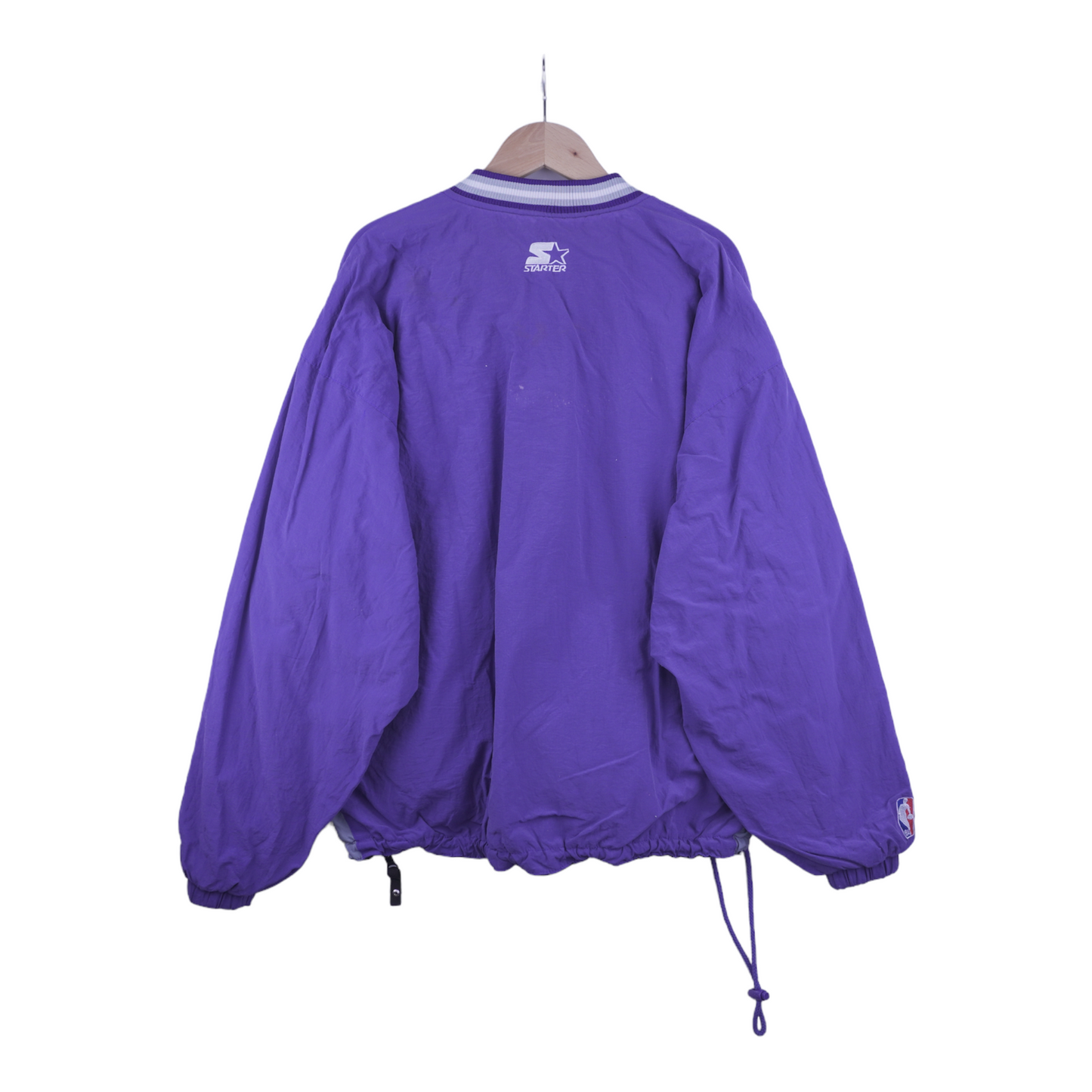 90s Starter Sacramento Kings NBA Pullover Purple M/L
