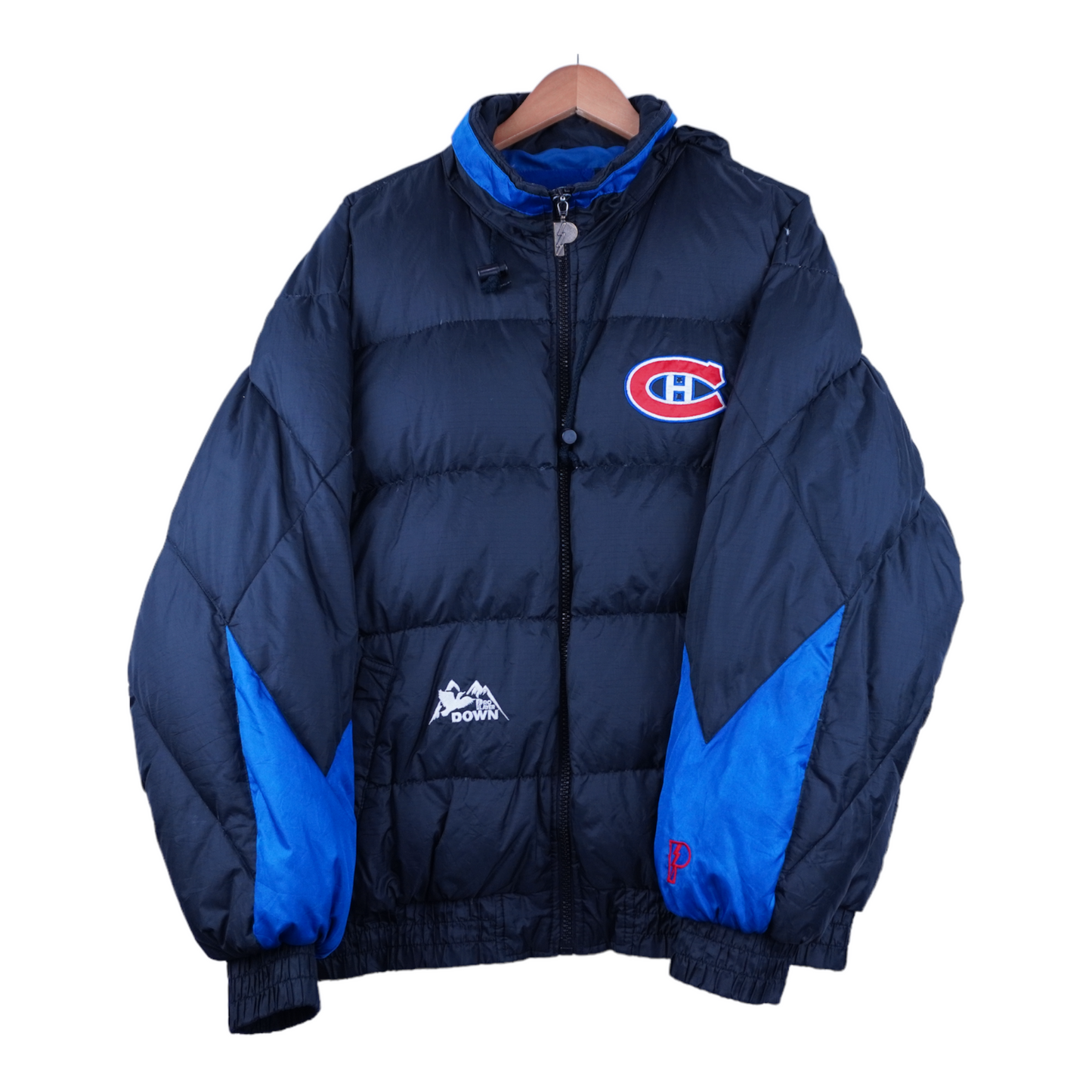 90s Pro Player Montreal Canadiens NHL Down Jacket Black M/L