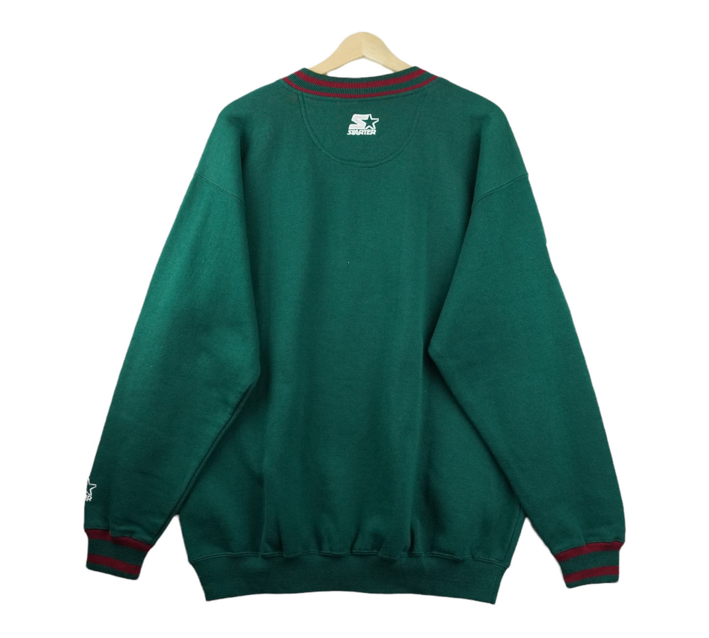 90s Starter Seattle Supersonics NBA Sweatshirt Green XL