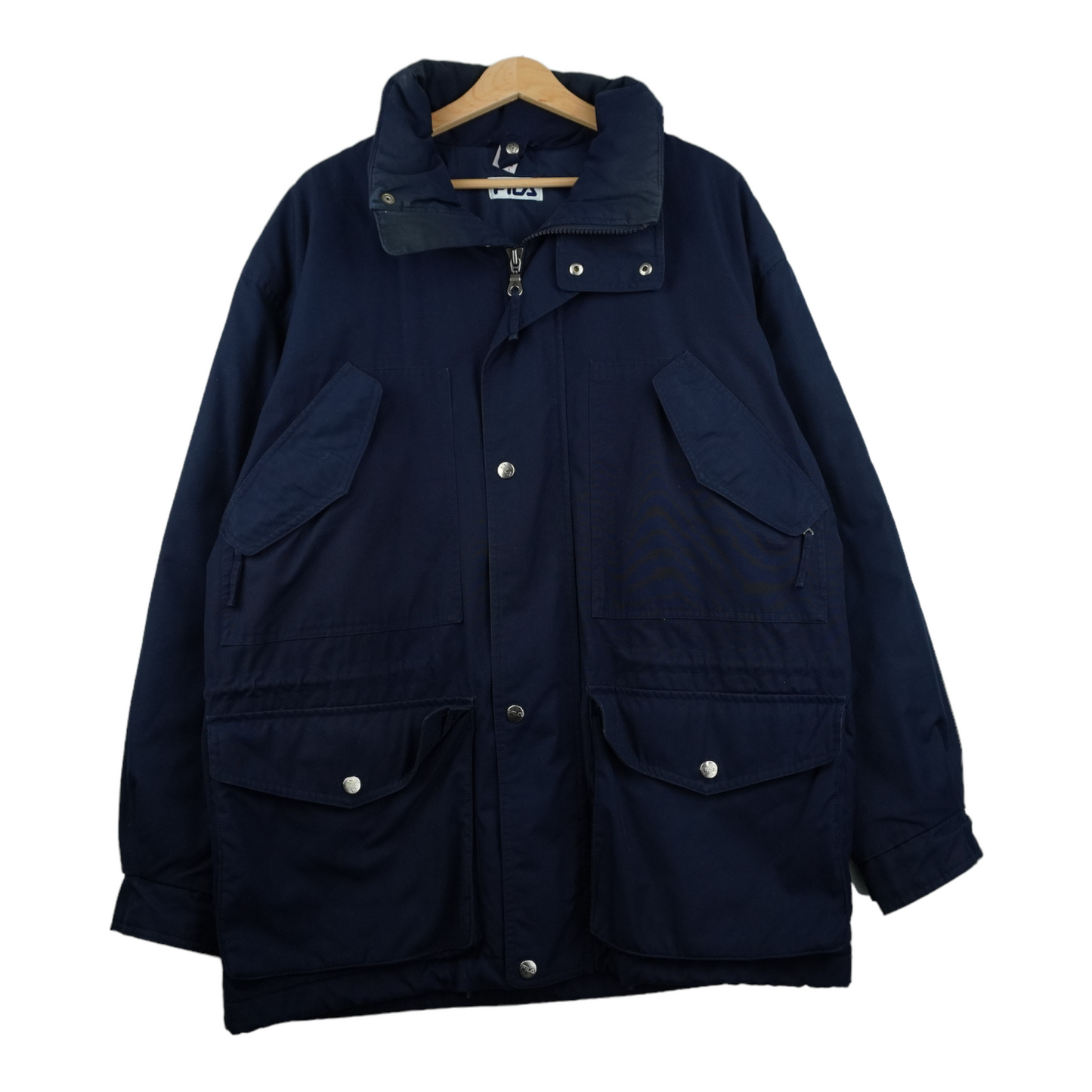 90s Fila Magic Line Jacket Navy XL