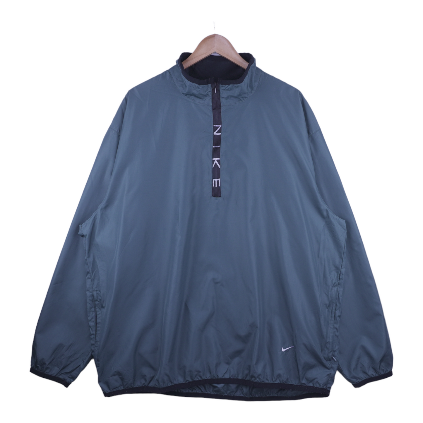 90s Nike Windbreaker Pullover Cyan XL