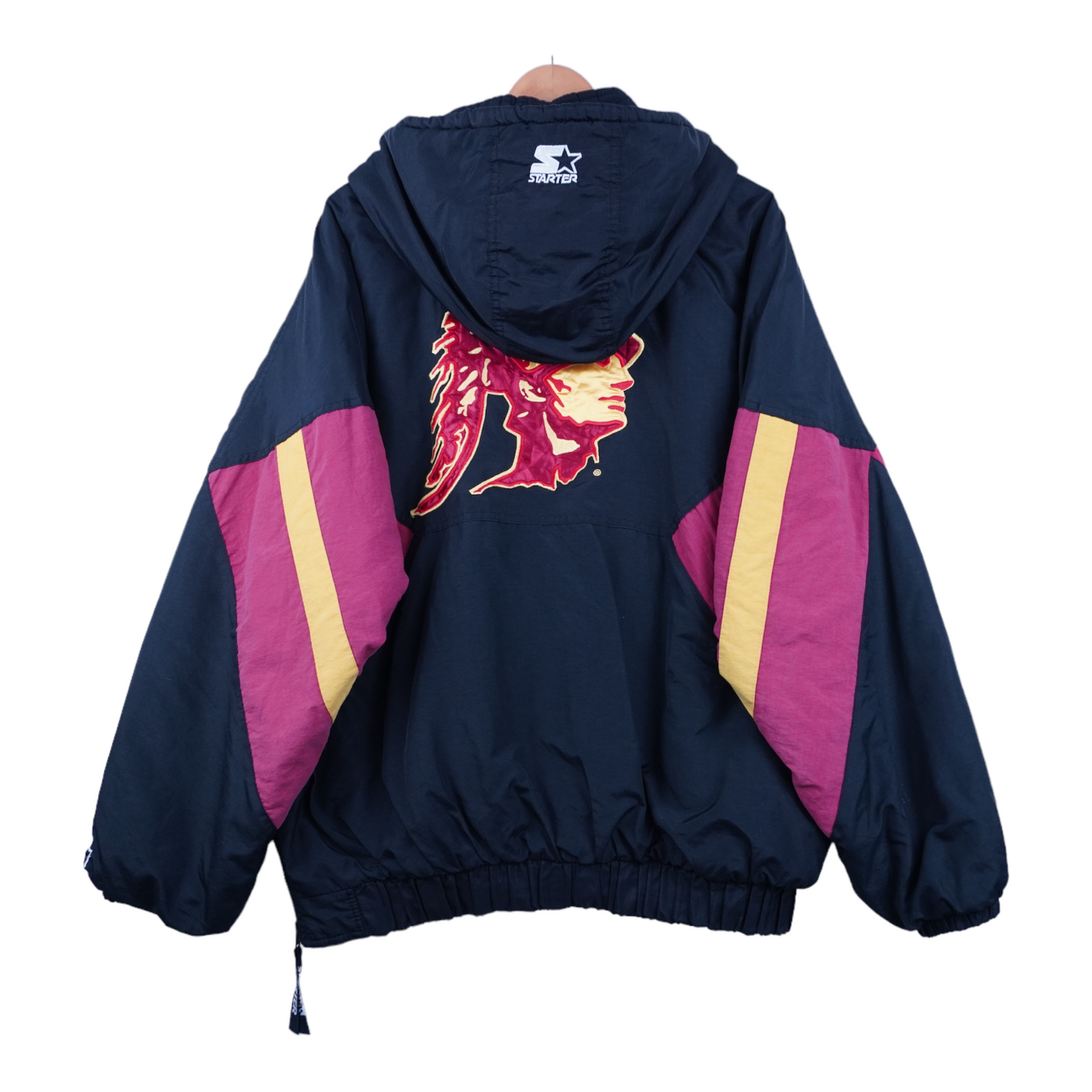 90s Starter USC Trojans Jacket Black Red XL