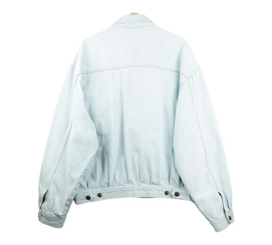 00s Wrangler Blue Jeans Jacket Blue XL