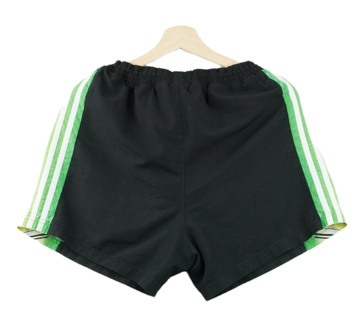 90s Adidas Shorts Black Green M