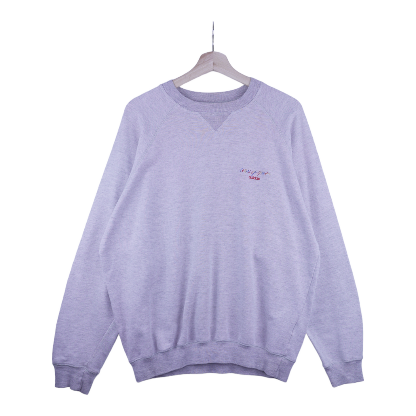 90s Adidas Colors of Sport Sweatshirt Grey M