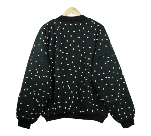 90s Best Company Christmas Sweatshirt Black M