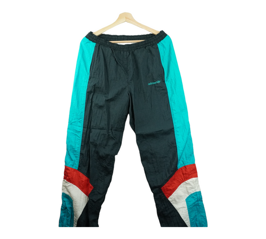 90s Adidas Tracksuit Green Black M