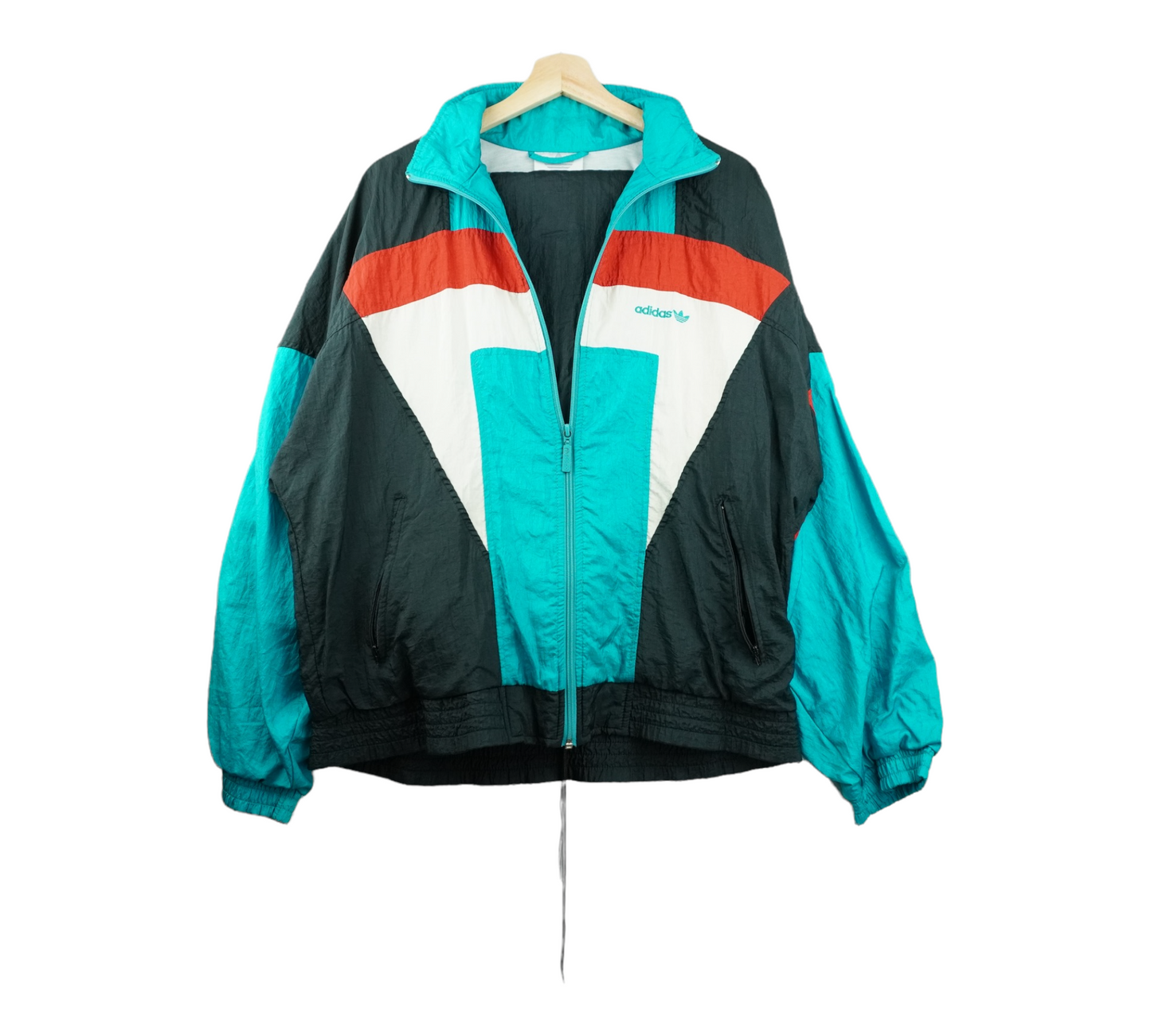 90s Adidas Tracksuit Green Black M